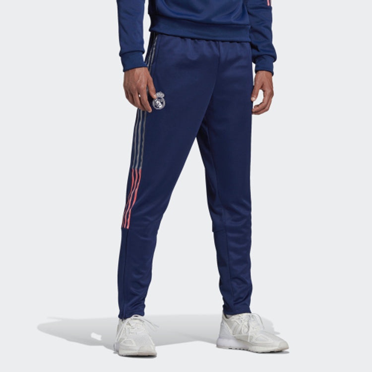 adidas Real Travel Pnt Real Madrid Soccer/Football Sports Long Pants Navy Blue FR3876 - 3