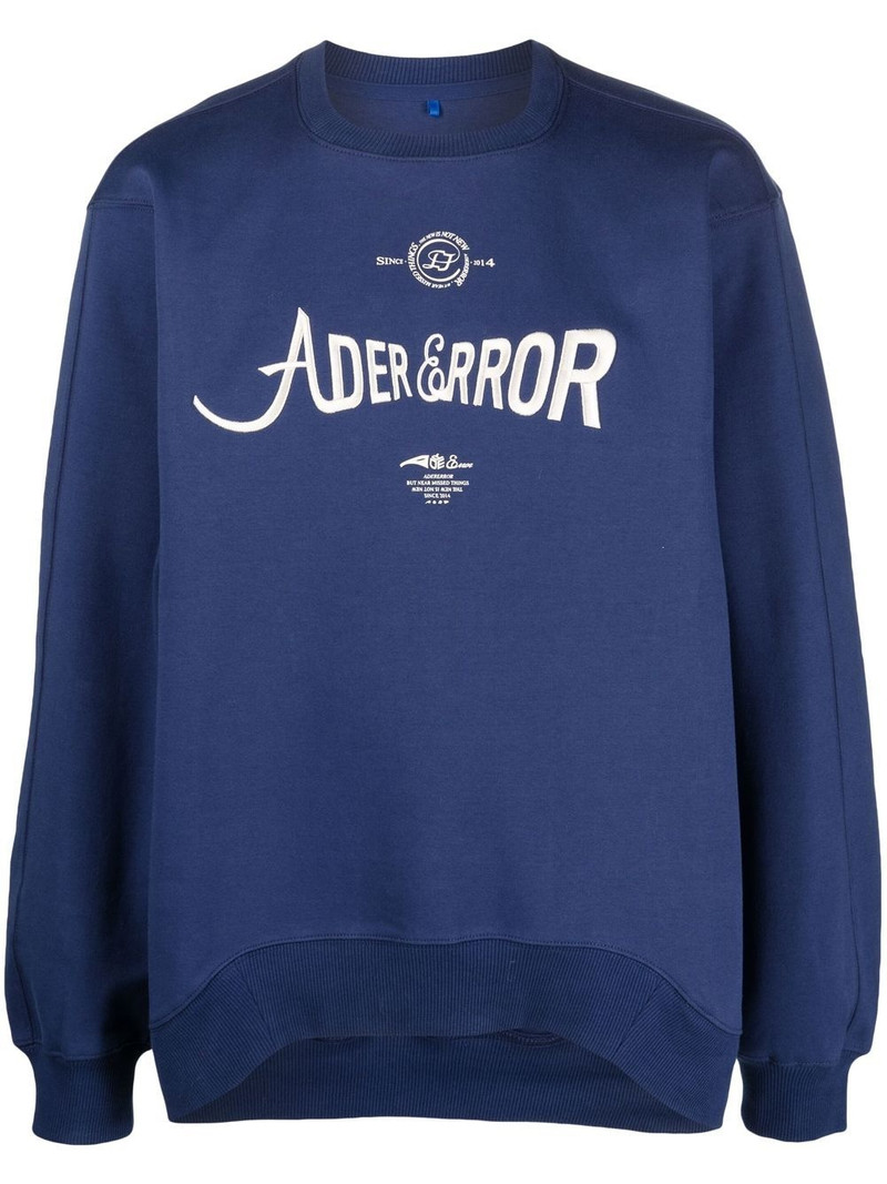 logo-print long-sleeve sweatshirt 1