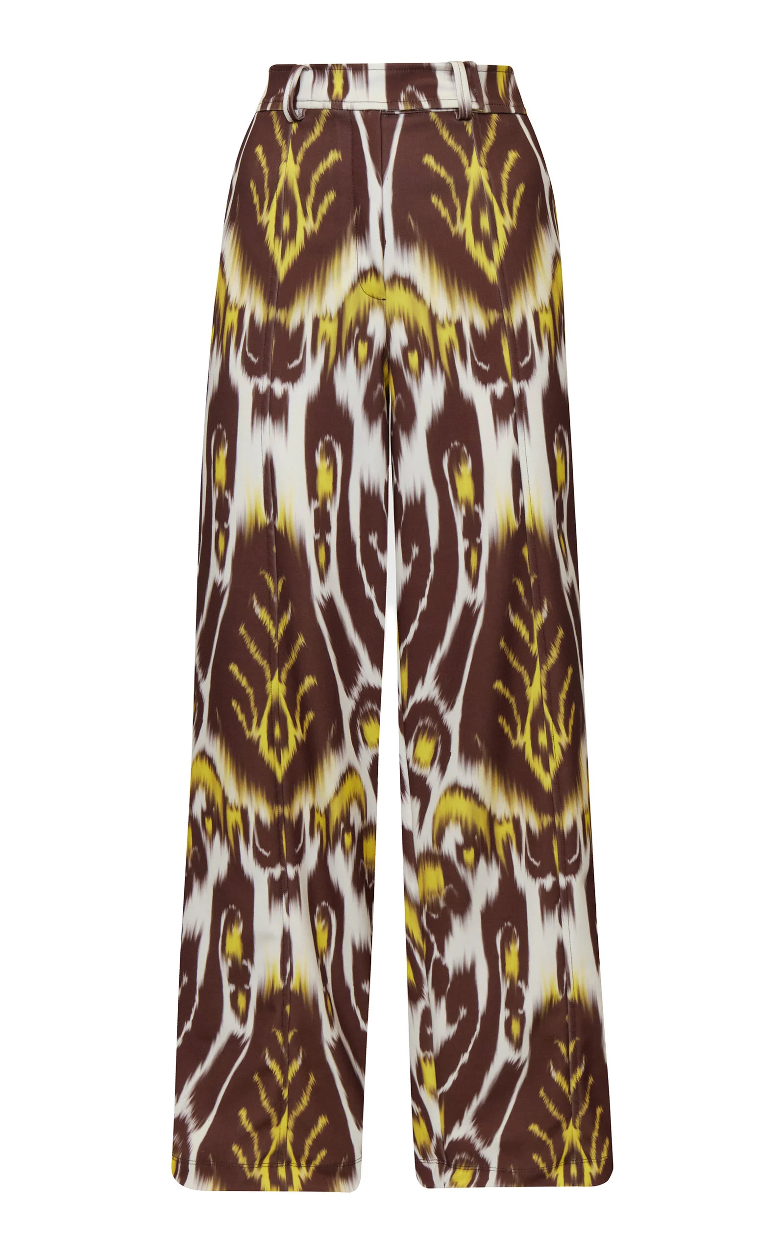 Me Quedas Printed Wide-Leg Pants print - 1