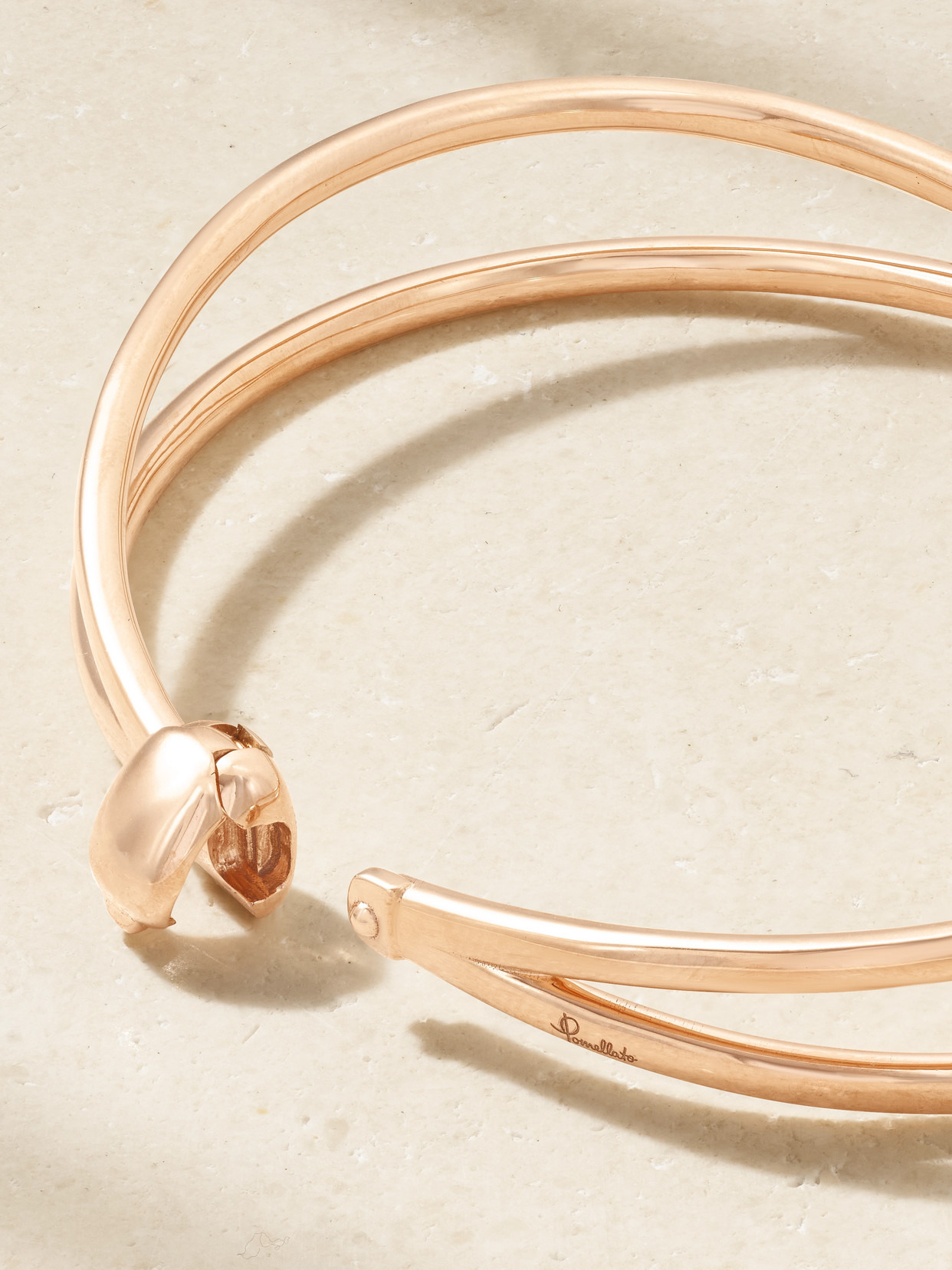 Together 18-karat Rose Gold Bangle - 3