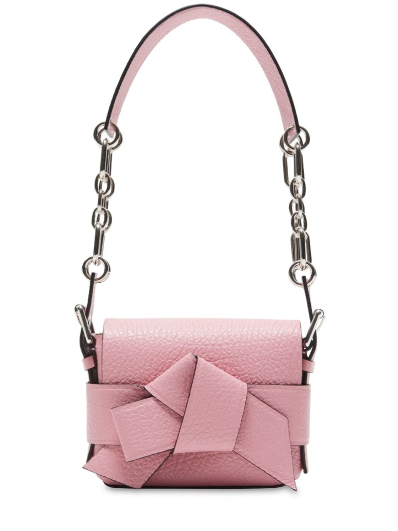 Small Musubi Chain leather shoulder bag - 1