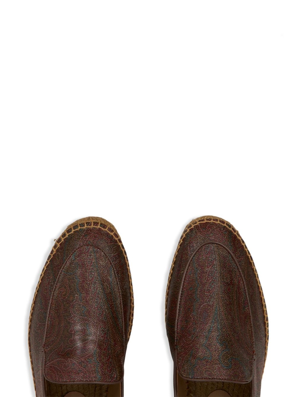 paisley loafer espadrilles - 3