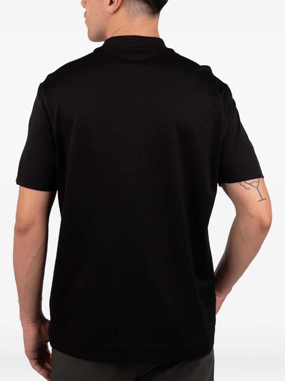 embossed logo t-shirt - 3