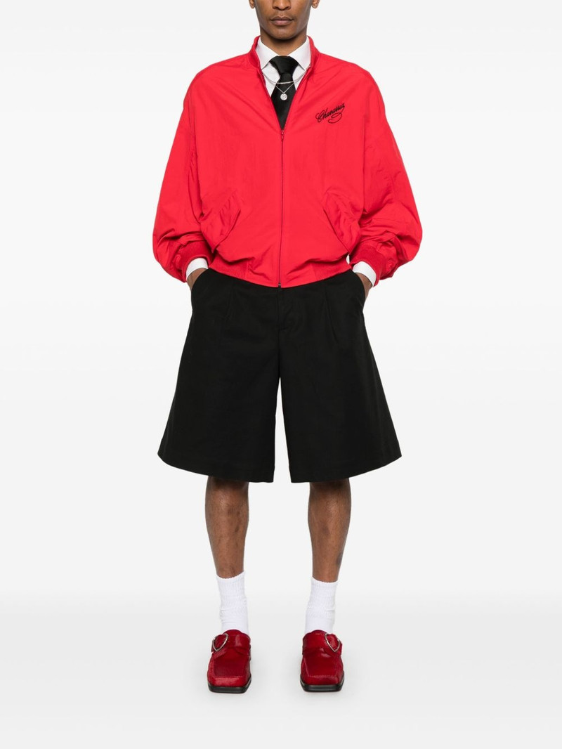 WILLY CHAVARRIA logo-embroidered bomber jacket outlook