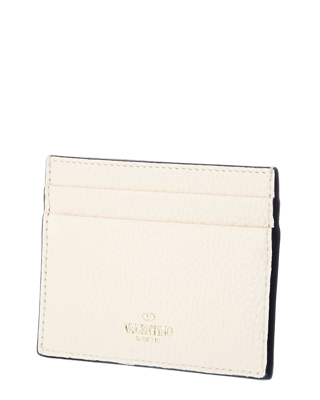 Valentino Rockstud Grainy Leather Card Holder - 3