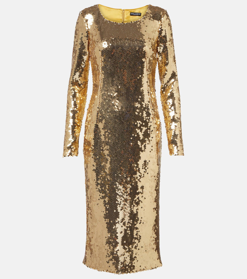 Sequined midi dress 1
