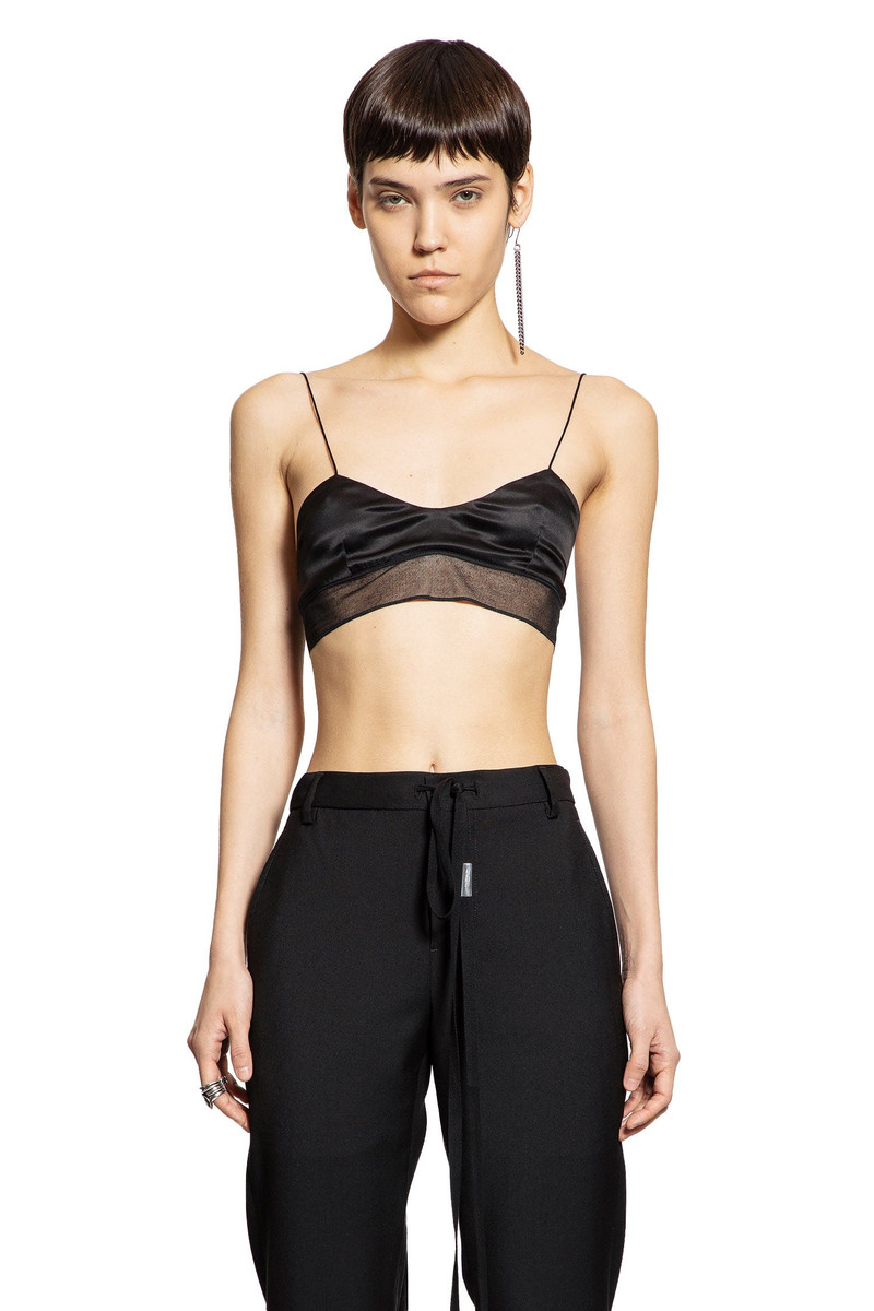 Ann Demeulemeester Abelina-Bra-In-Washed-Silk-Satin-And-Tulle outlook