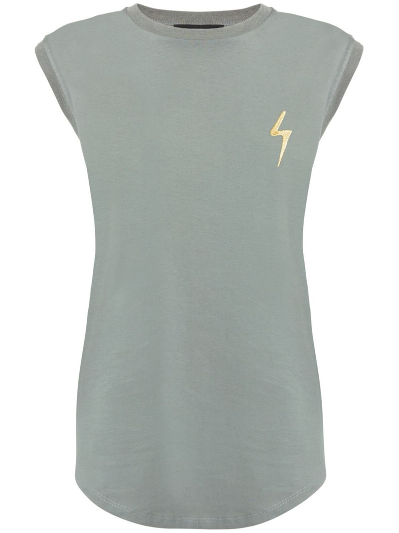 Ursella Thunderbolt-embroidered tank top 1