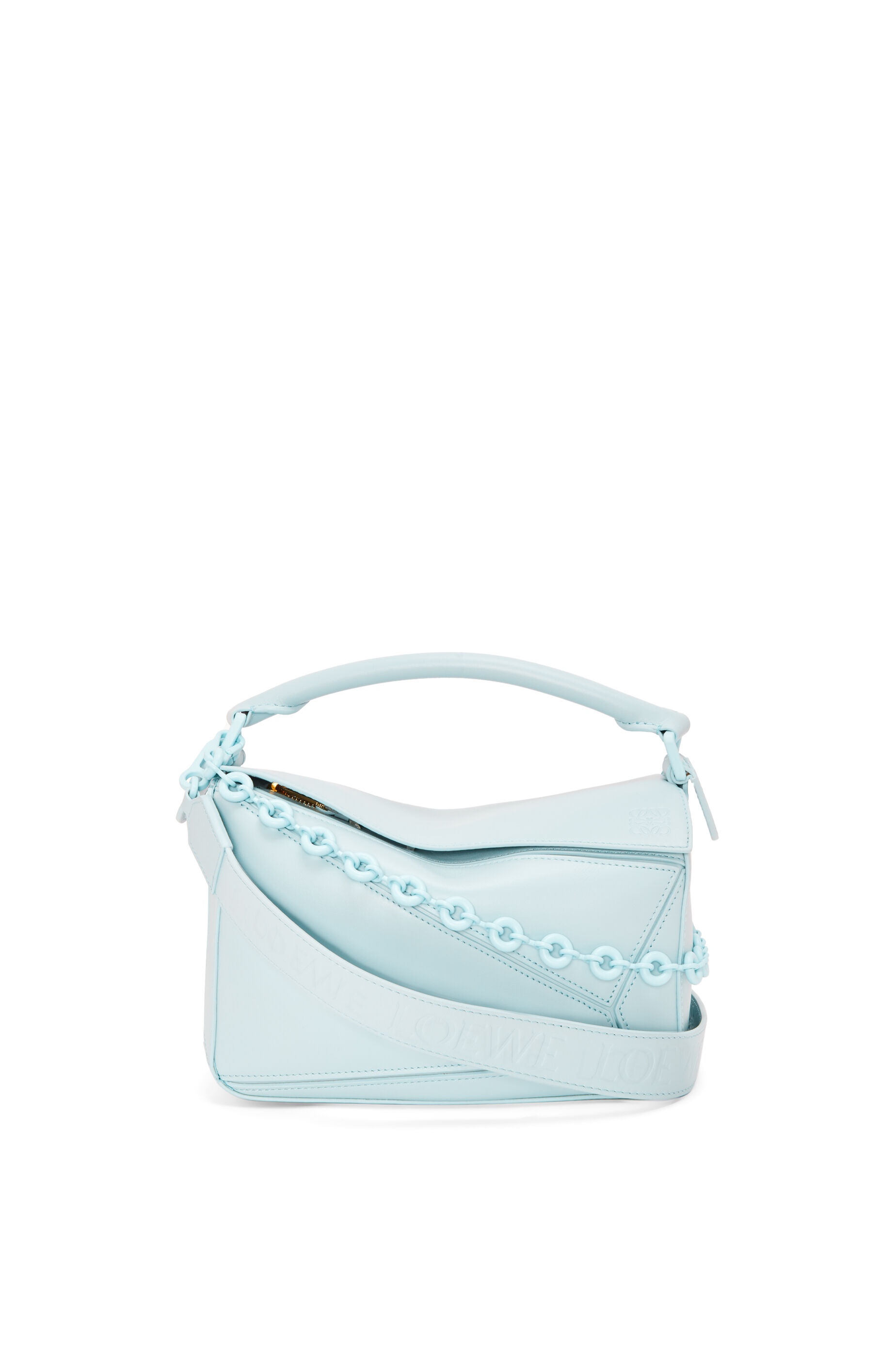Small Puzzle bag in satin calfskin - 9