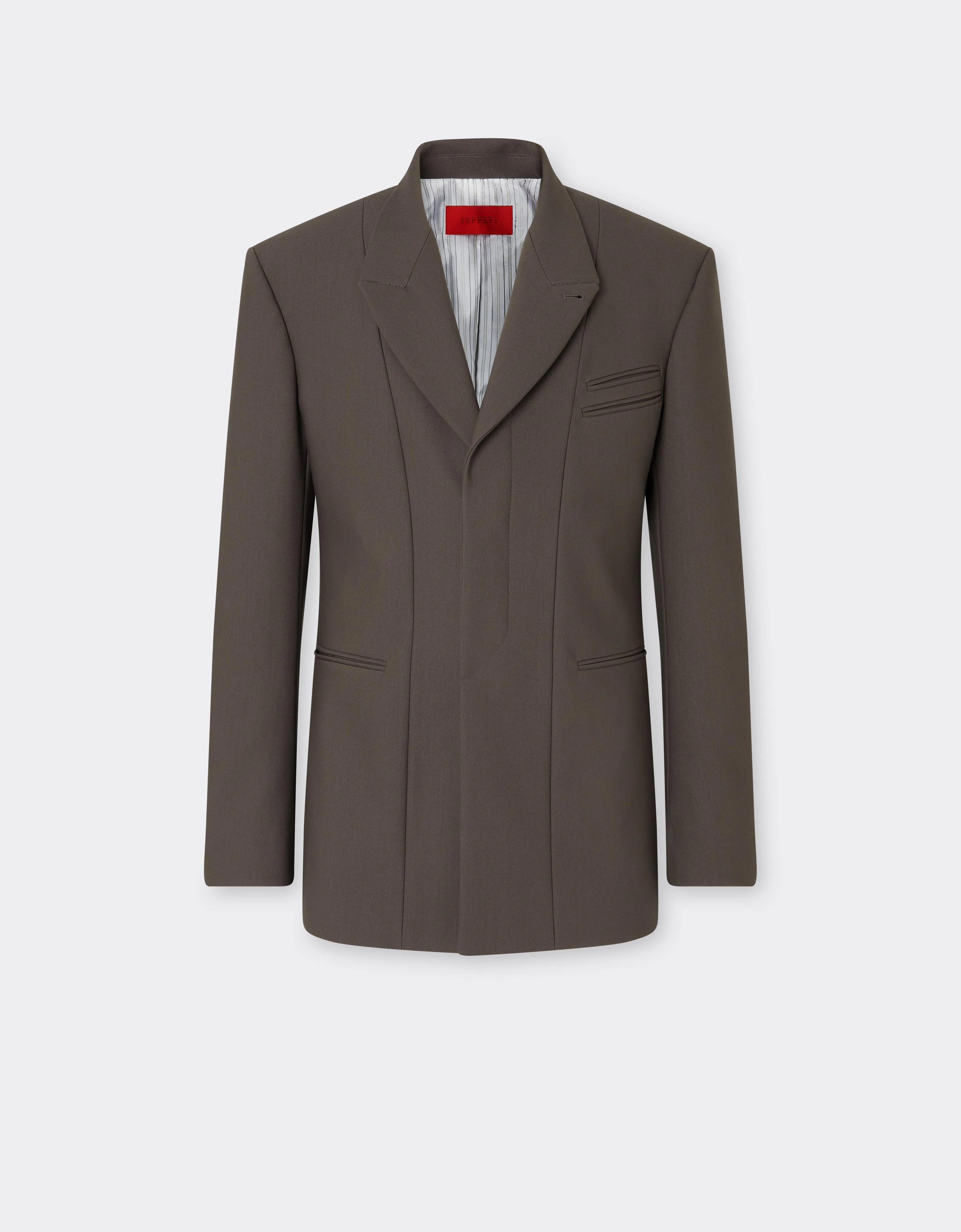 Single-breasted Crepe Blazer - 1