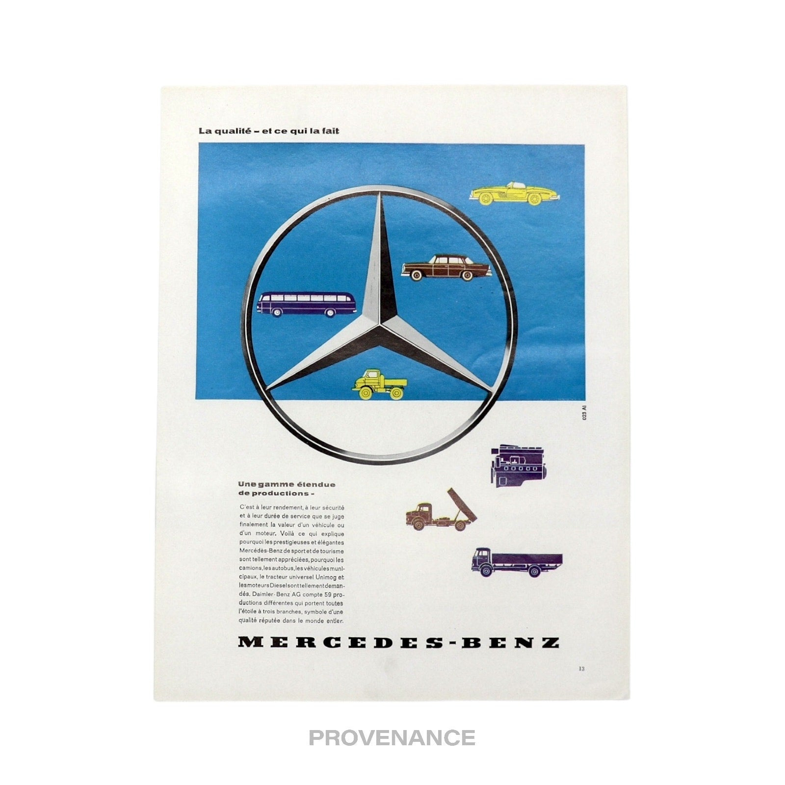 Mercedes-Benz - Mercedes-Benz Antique Vintage Newsprint Ad - Star Trucks - 3