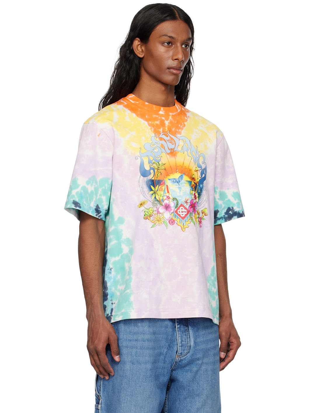 Multicolor Surf Trip Tie Dye T-shirt - 2