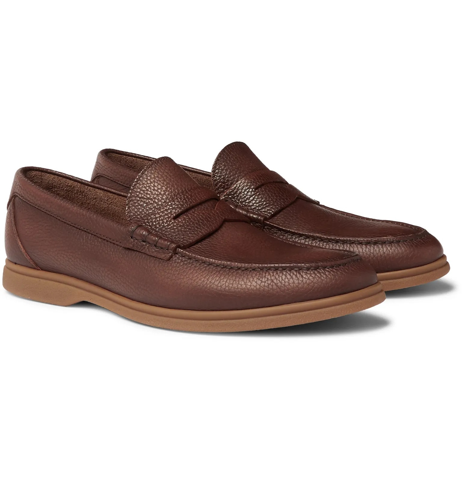 Full-Grain Leather Penny Loafers - 2