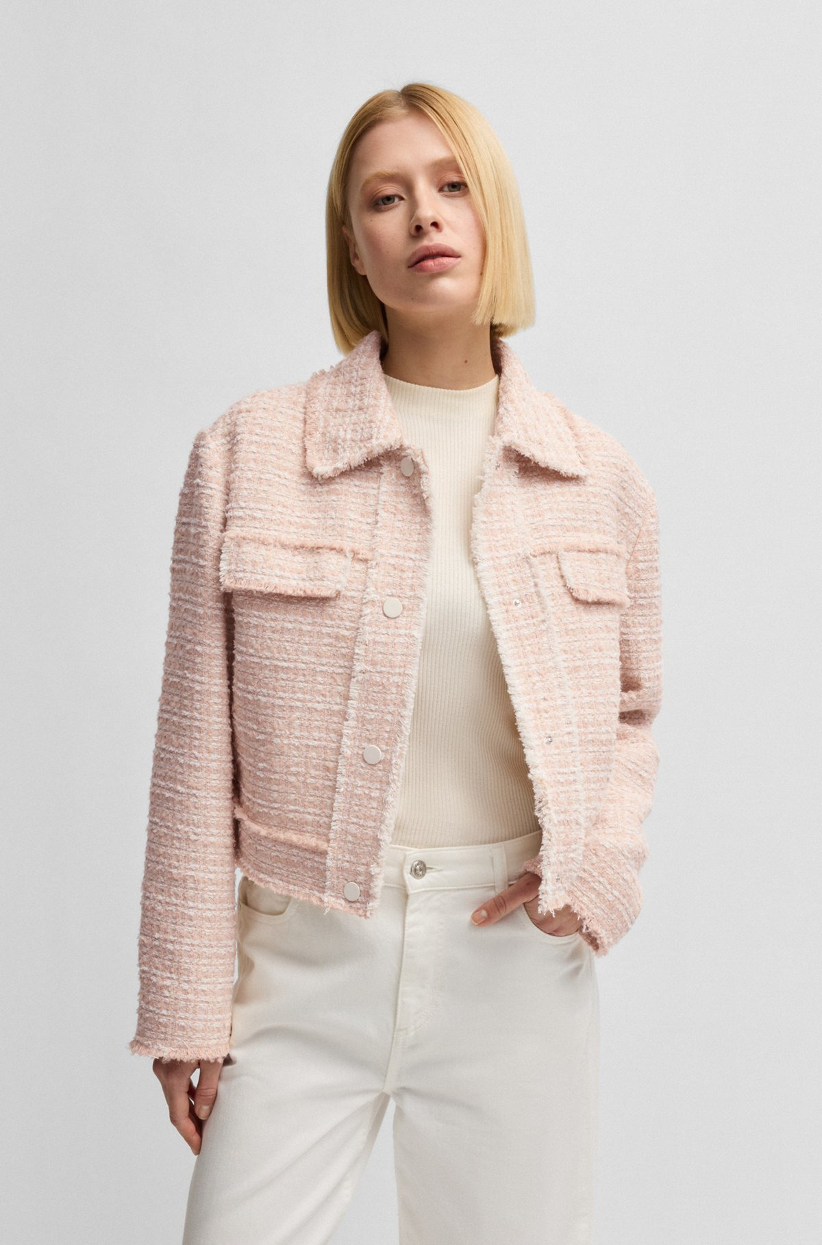 REGULAR-FIT TWEED JACKET - 2