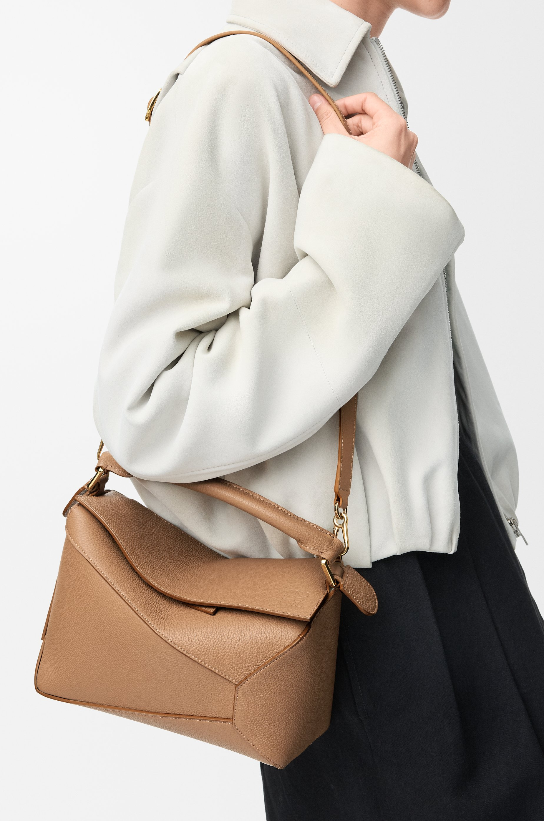 Small Puzzle bag in soft grained calfskin - 2