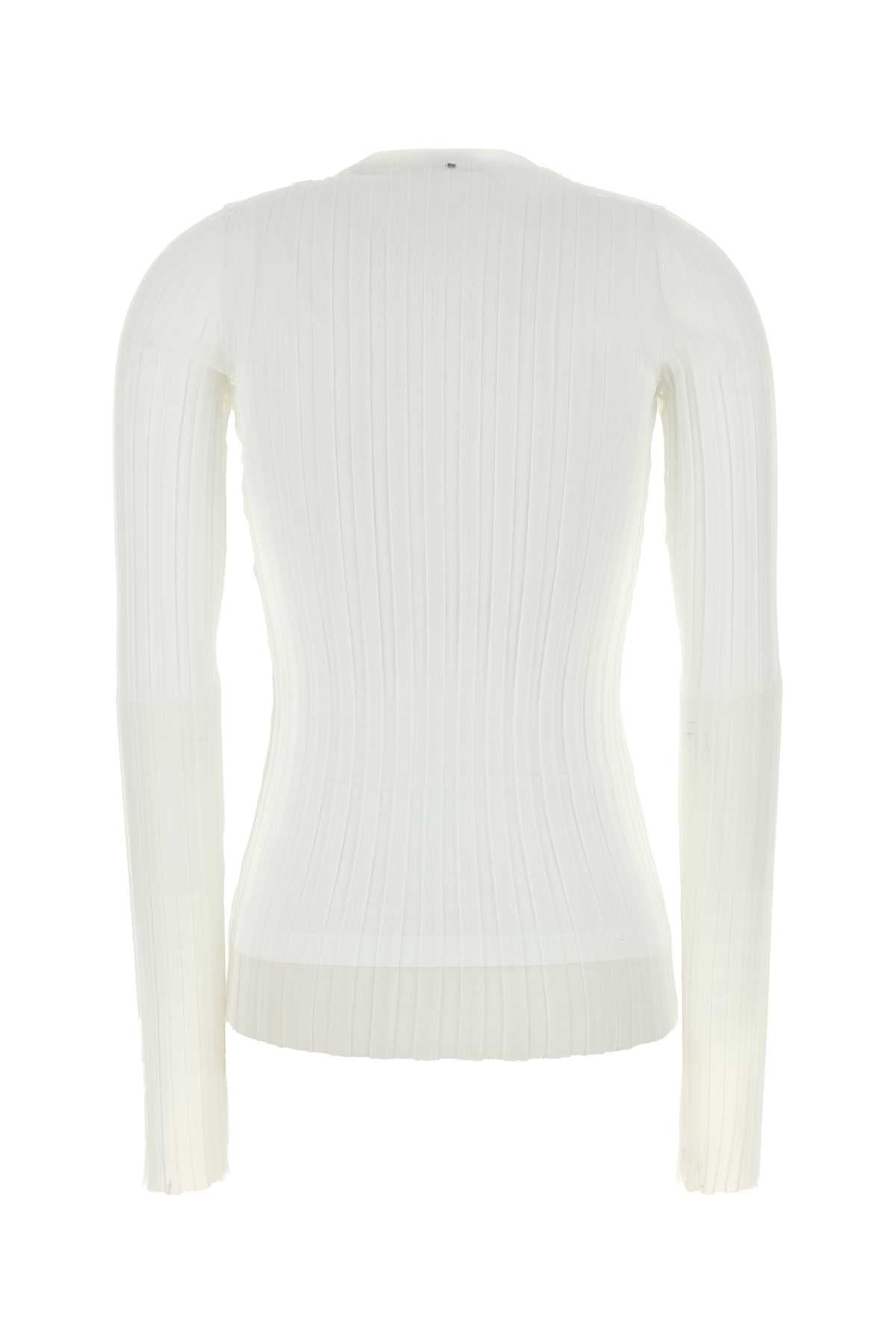 Sportmax Women White Organza Acino1234 Top - 2