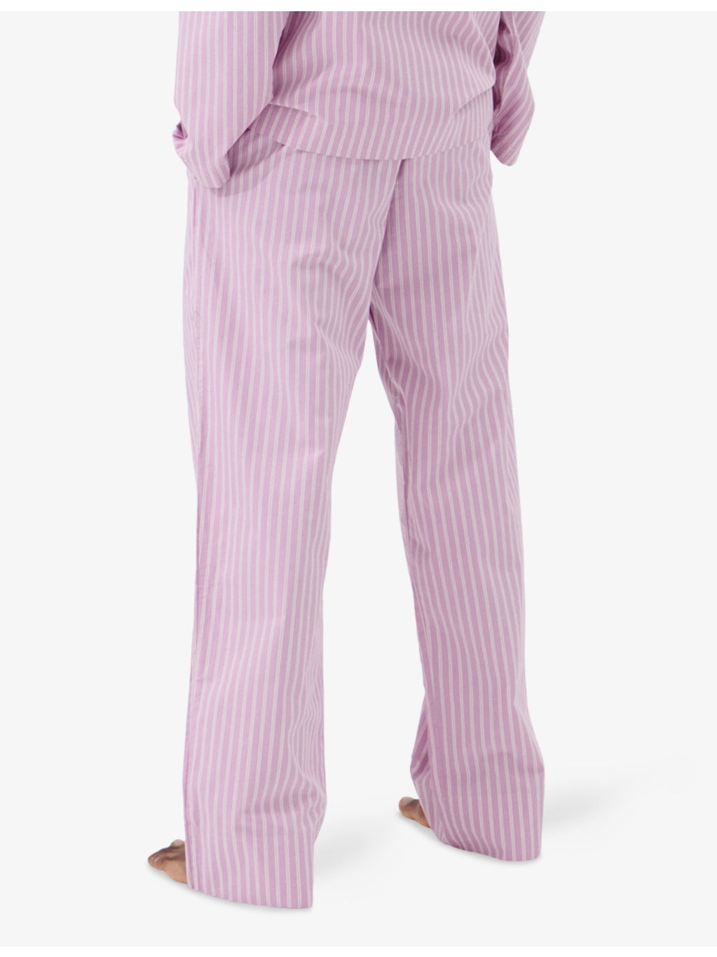 Striped Cotton-Poplin Pyjama Bottoms Size L - 3