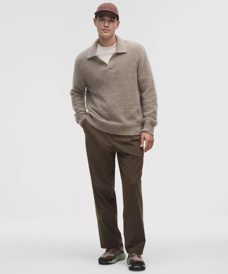 lululemon Wool-Blend Ribbed Polo Shirt outlook