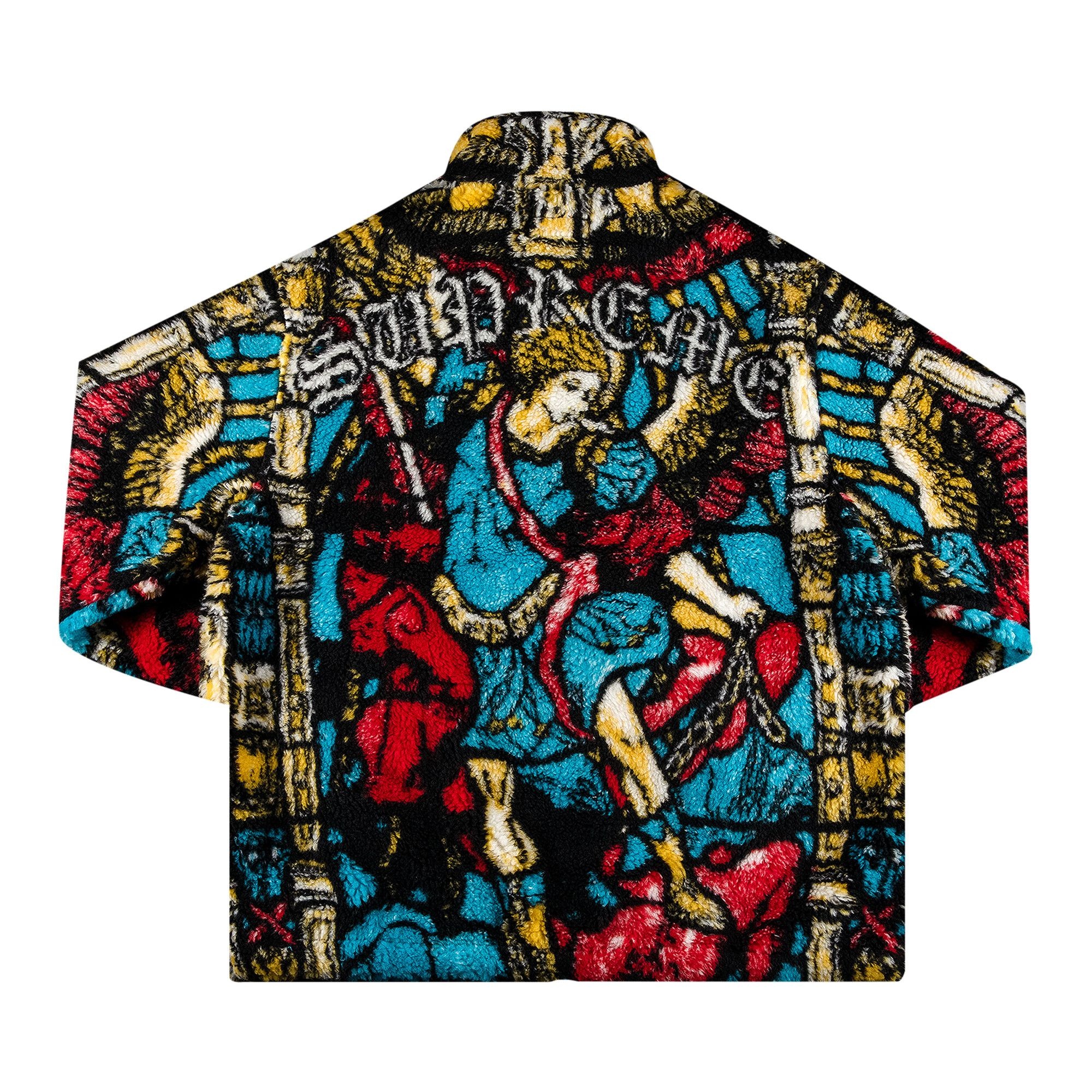 Supreme Saint Michael Fleece Jacket 'White' - 2