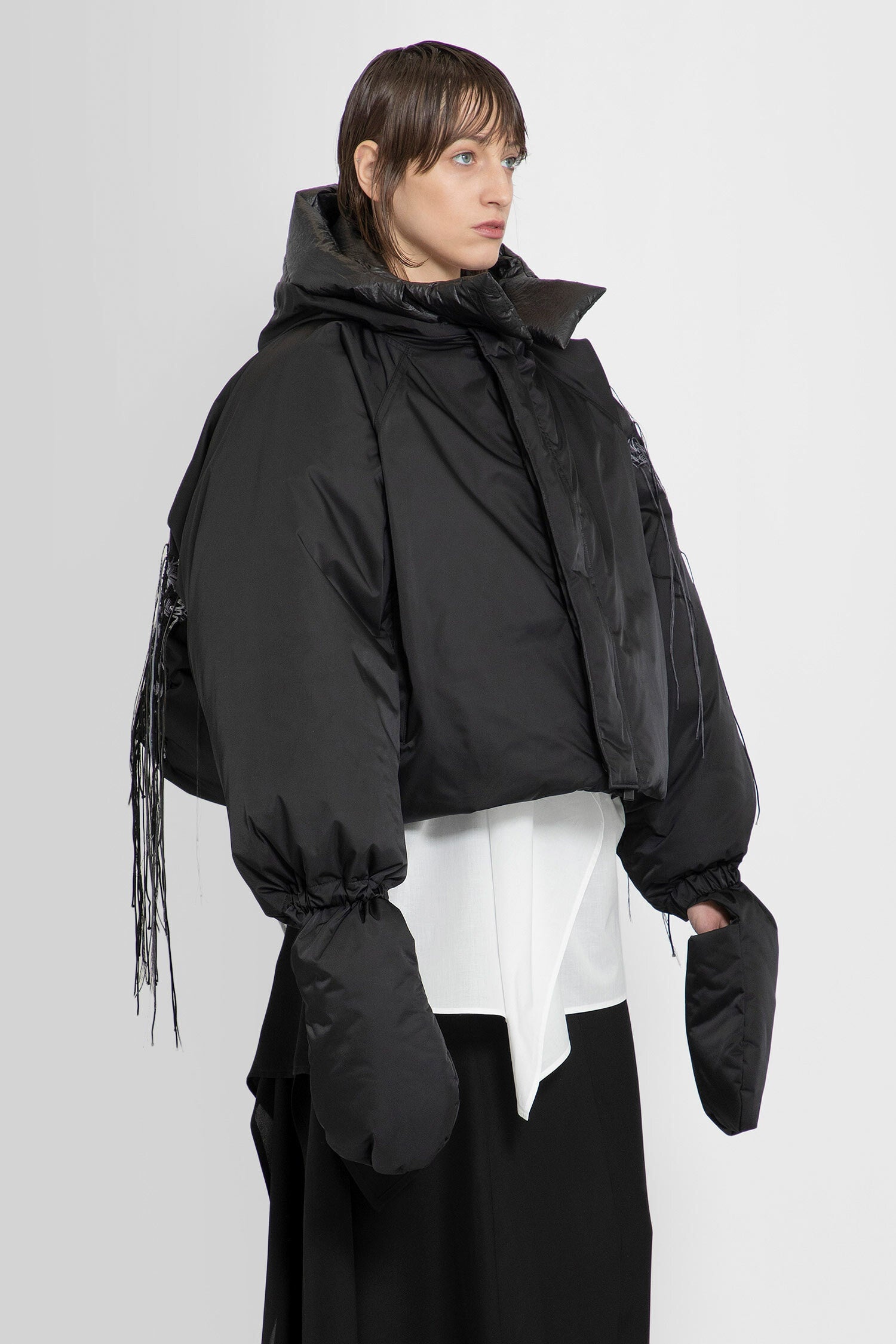 YOHJI YAMAMOTO WOMAN BLACK JACKETS - 3