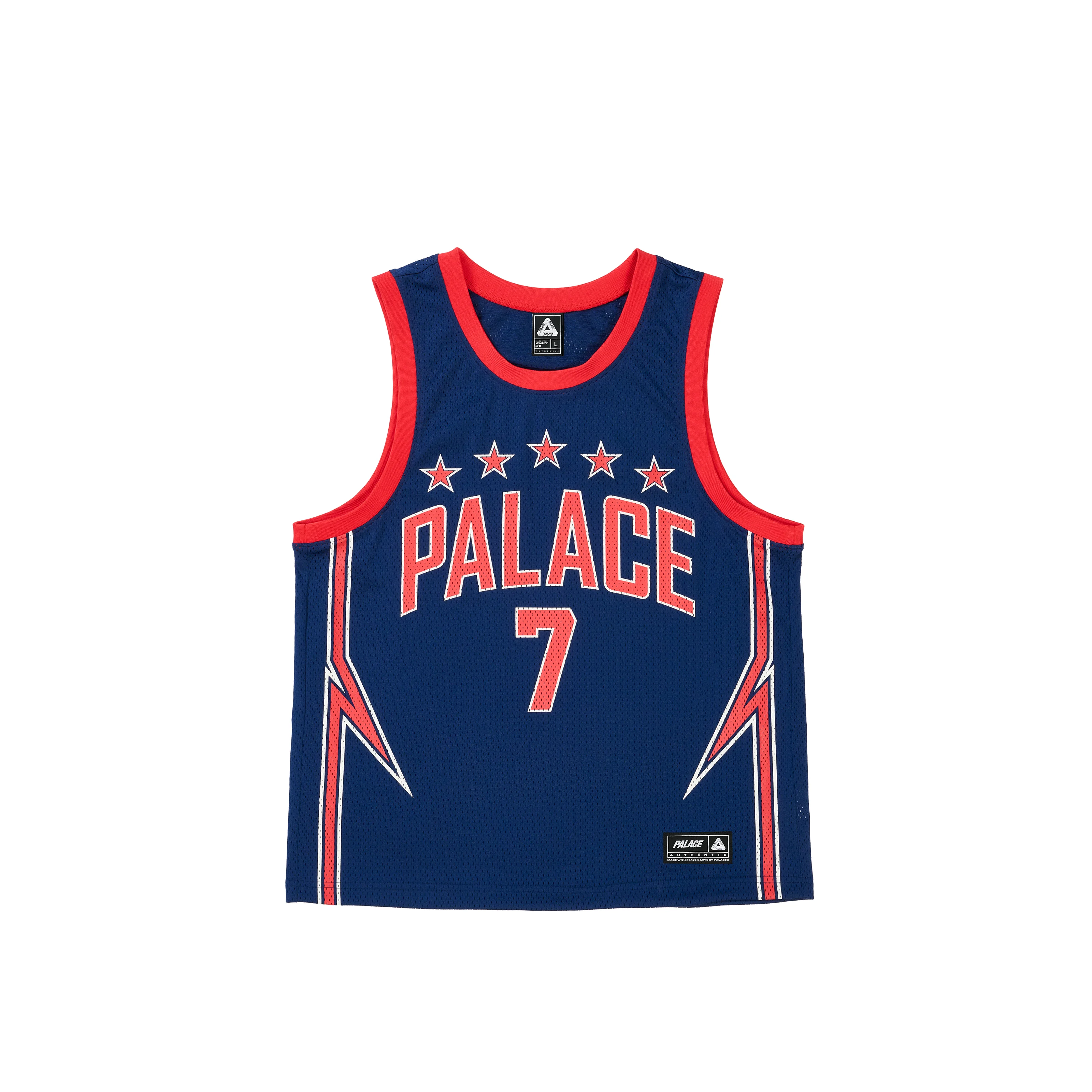 LIGHTNING BASKETBALL VEST NAVY / RED - 1