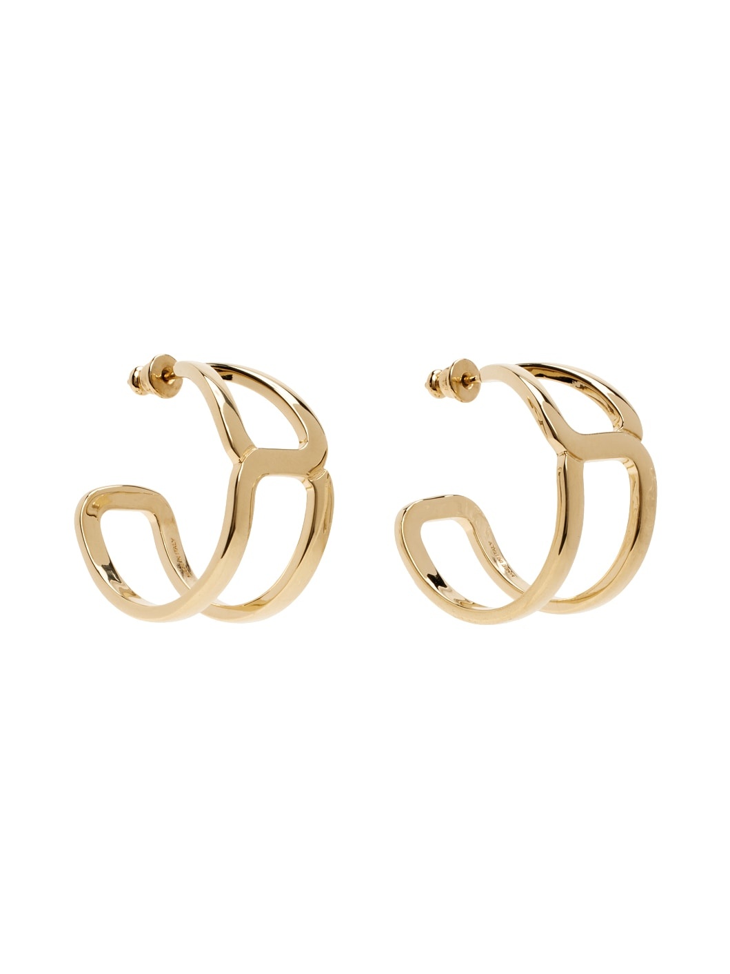 Gold Marcie Hoop Earrings - 2