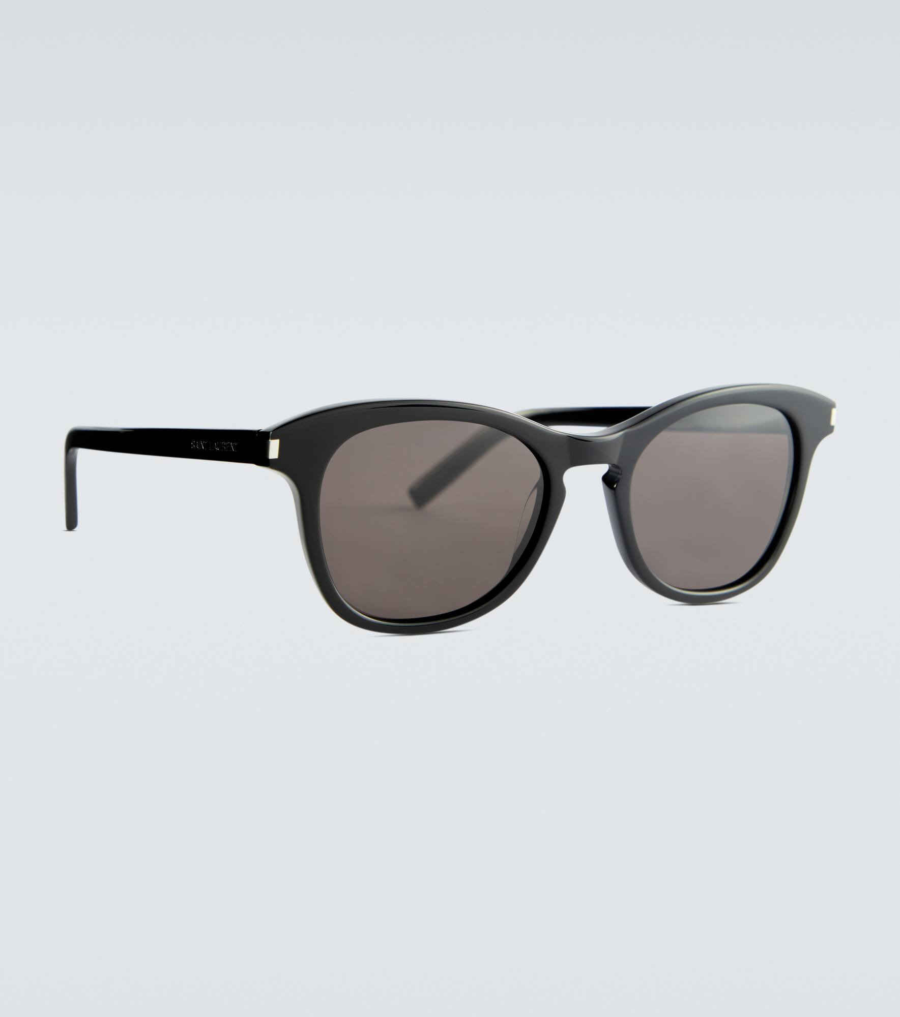 Round-frame acetate sunglasses - 4
