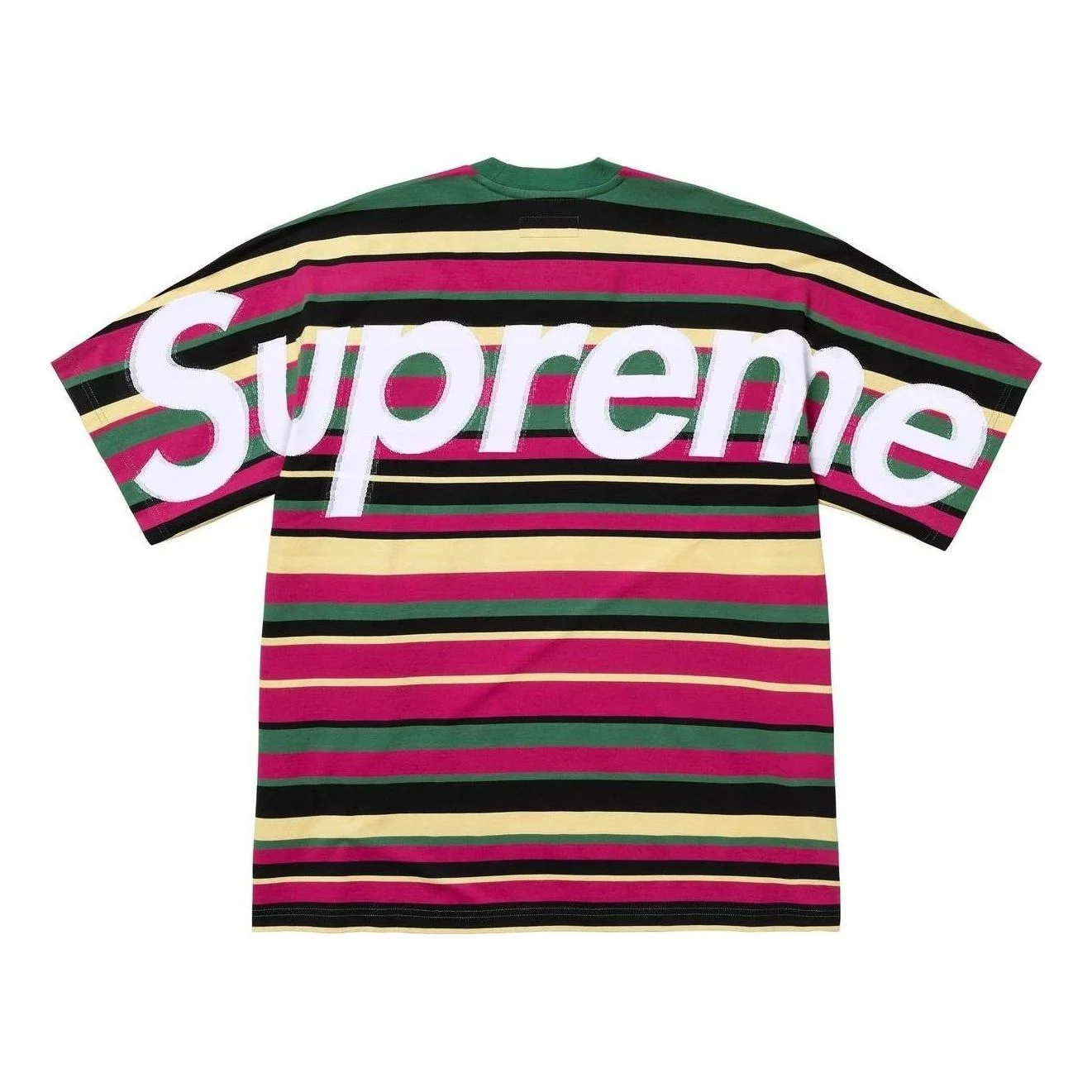 Supreme Intarsia Short-Sleeve T-Shirt 'Stripe' SS25KN13-STRIPE - 1