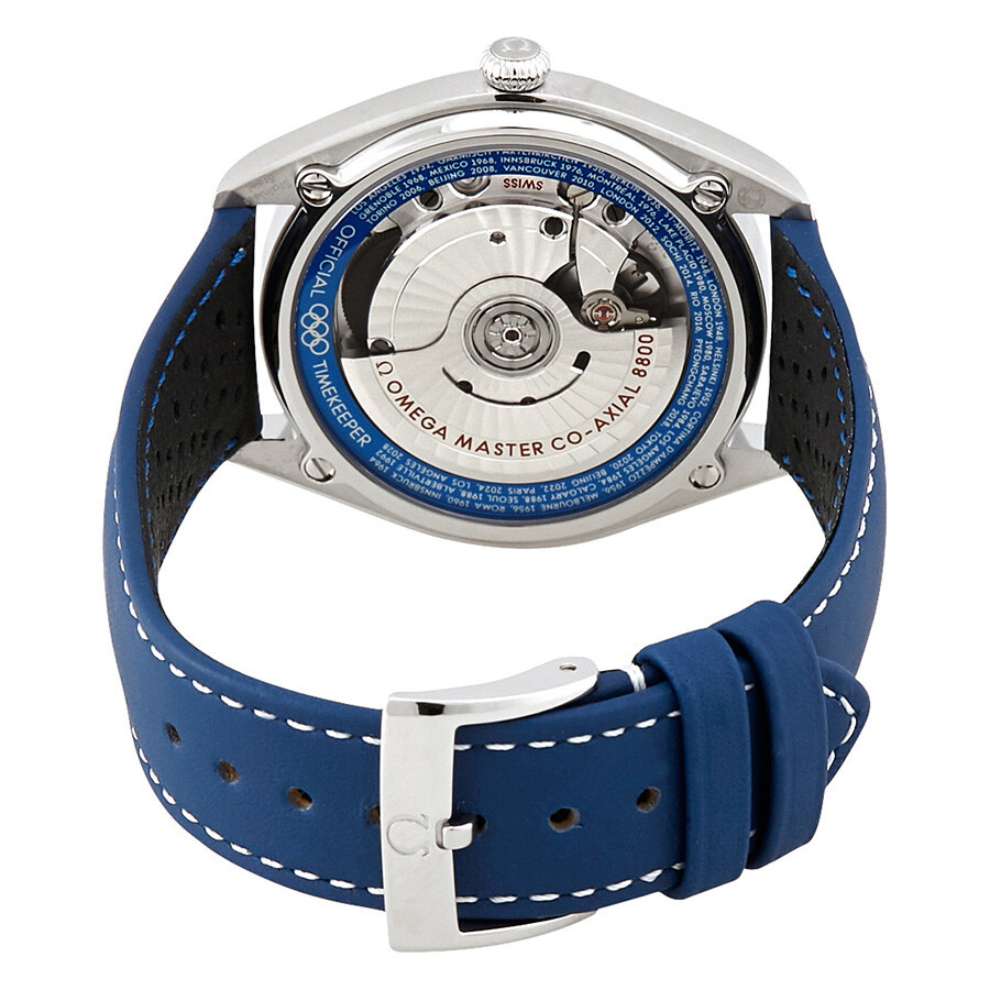 Omega Seamaster Olympic Timekeeper Automatic Blue Leather Men's Limited Edition Watch 522.32.40.20.0 - 3