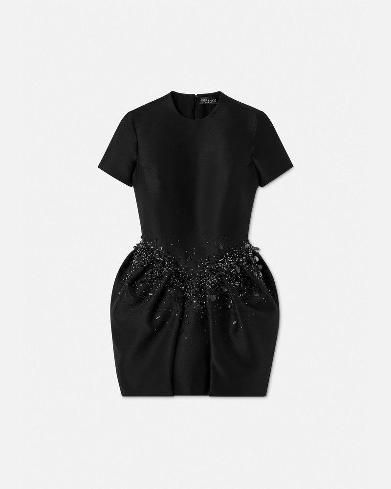 Crystal Folded Mini Dress 1