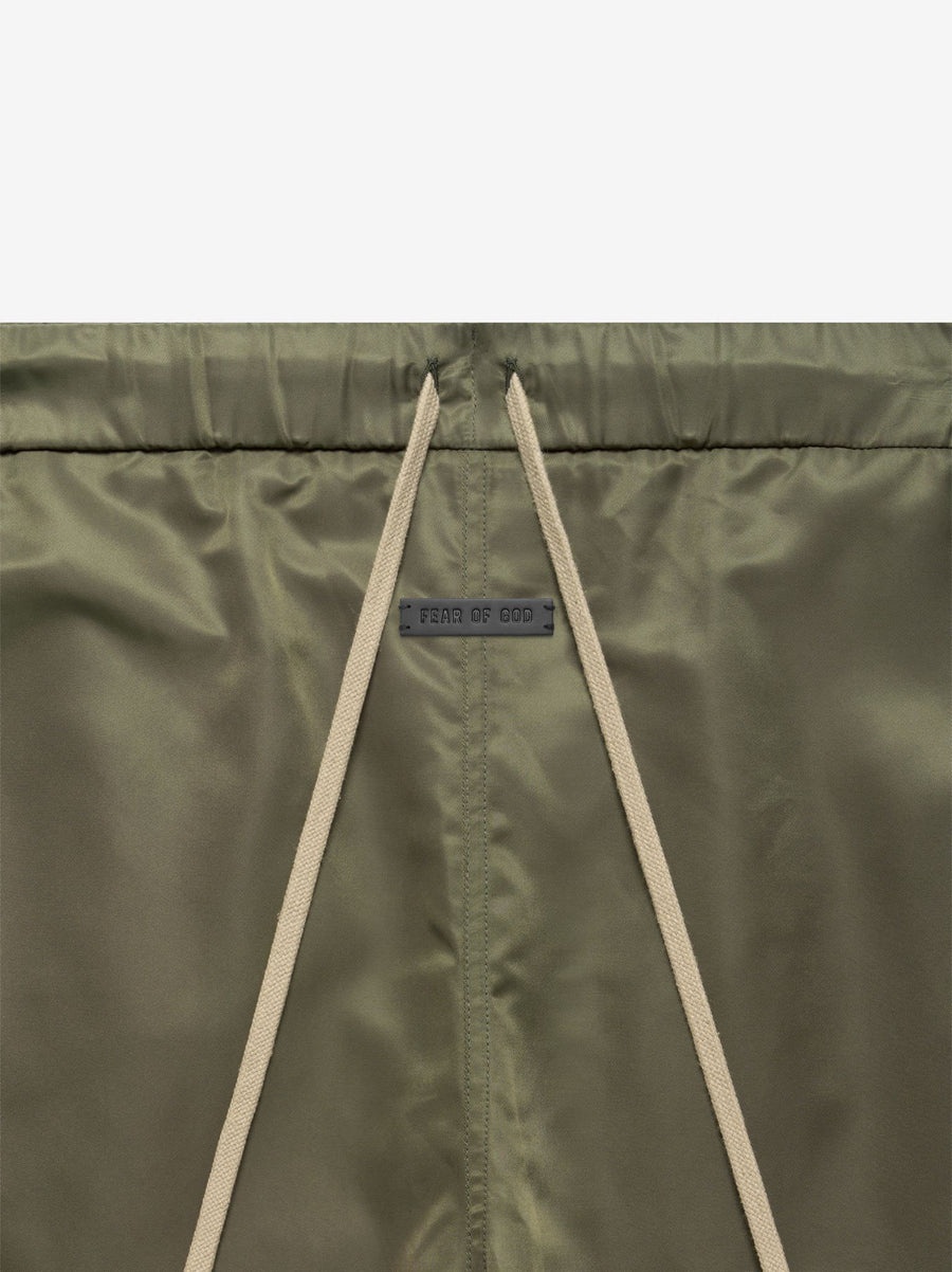 Nylon Twill Relaxed Pant - 3