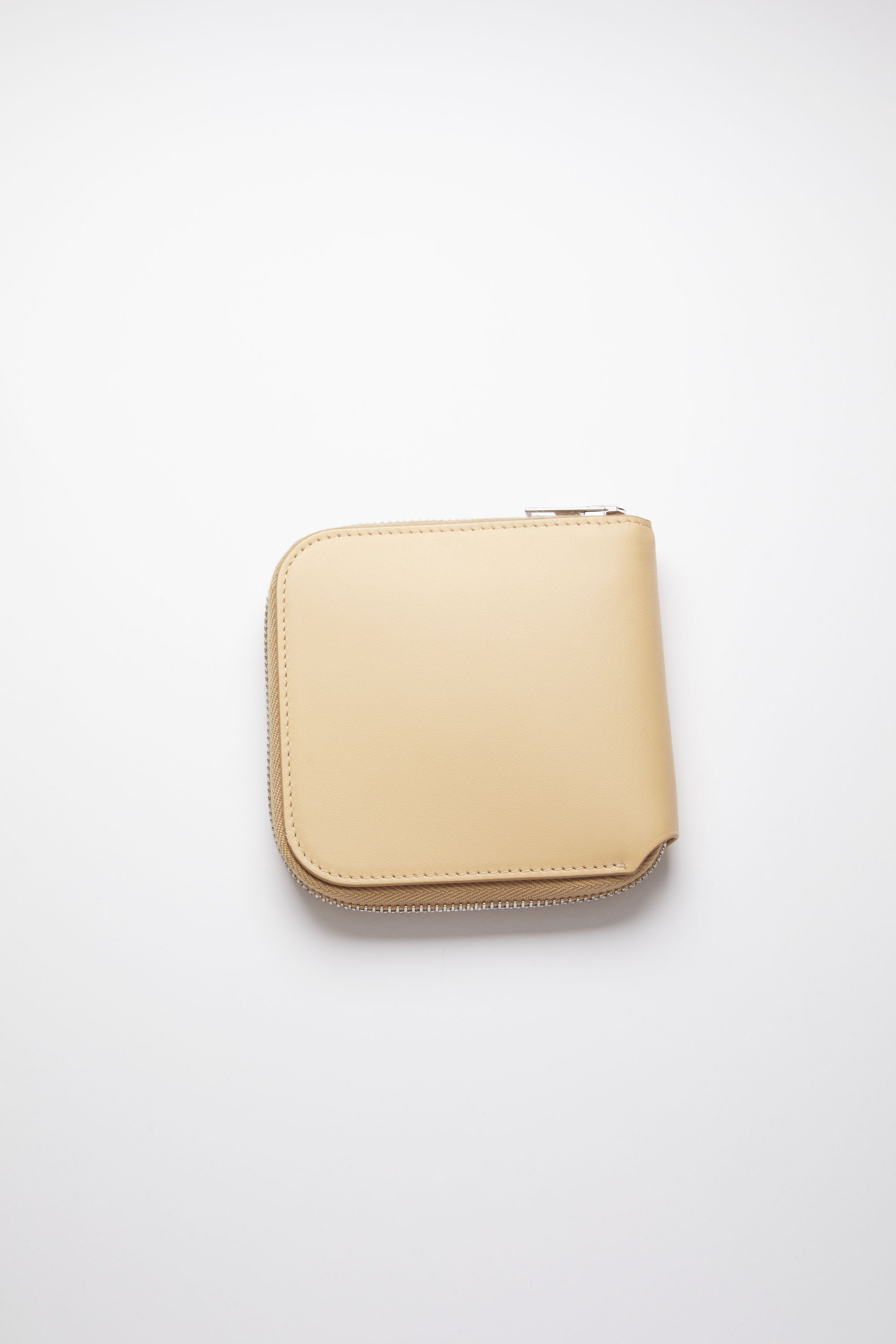 Zippered wallet - Dune beige - 3