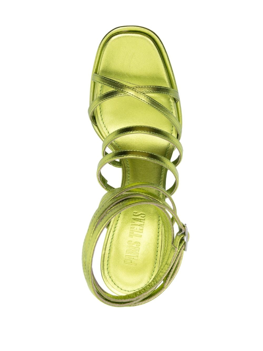 Melena 135mm metallic platform sandals - 4