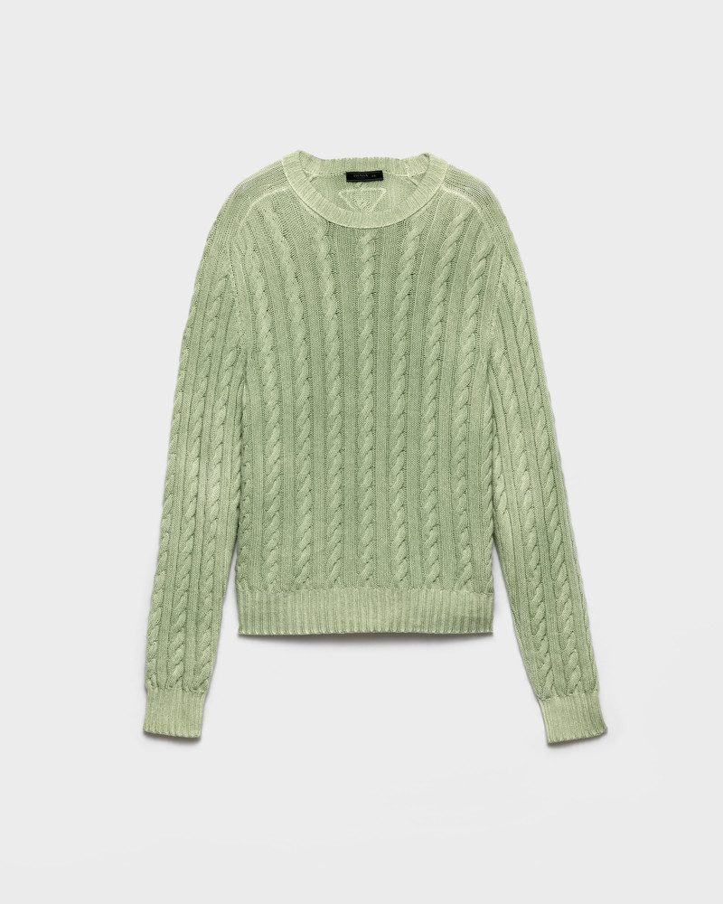 Wool and cashmere crew-neck sweater 1