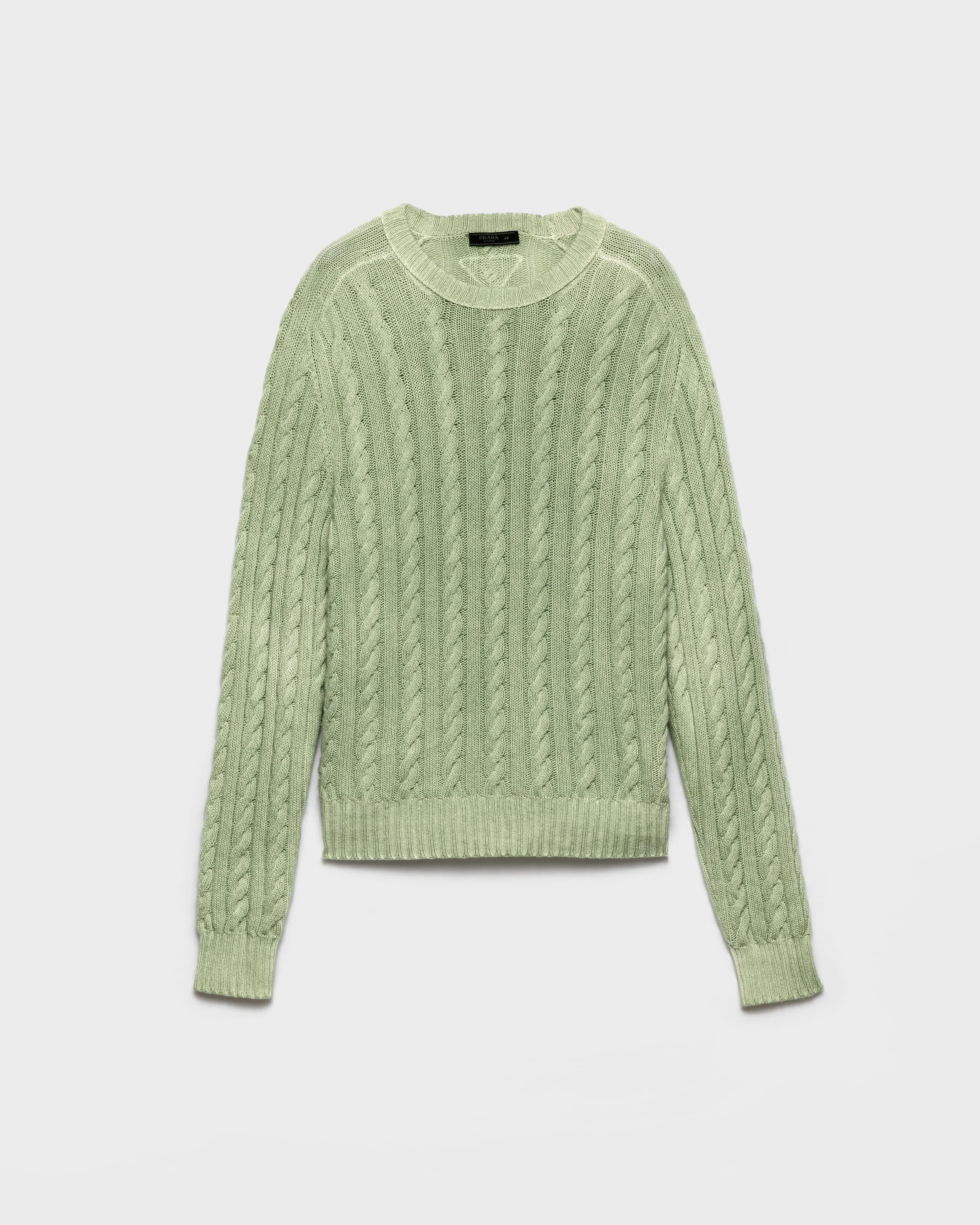 Wool and cashmere crew-neck sweater - 1