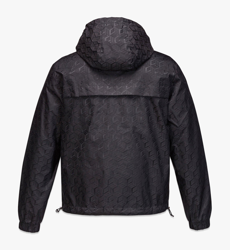 Cubic Monogram Jacquard Windbreaker in ECONYL® 3