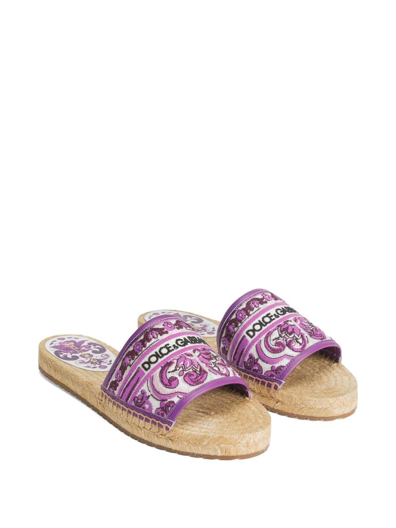 Dolce & Gabbana Maiolica-print espadrilles outlook