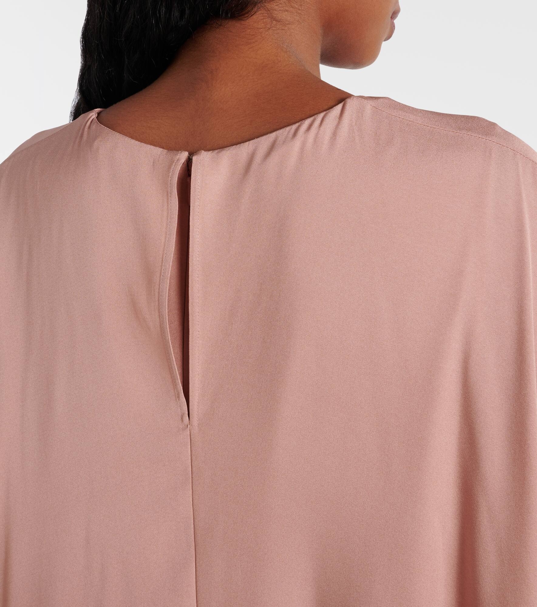 Embellished caped maxi dress - 7