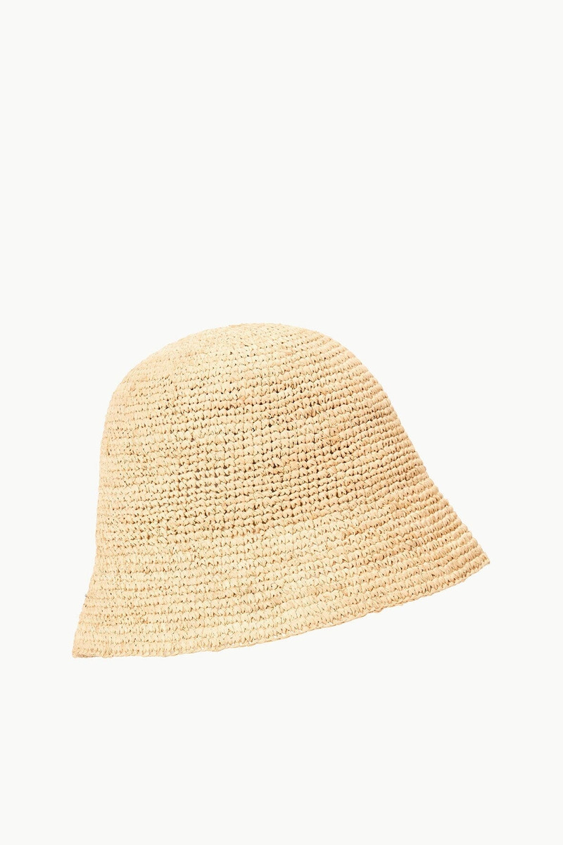 STAUD STAUD ST. REGIS MEYERS CROCHET HAT NATURAL TAN outlook