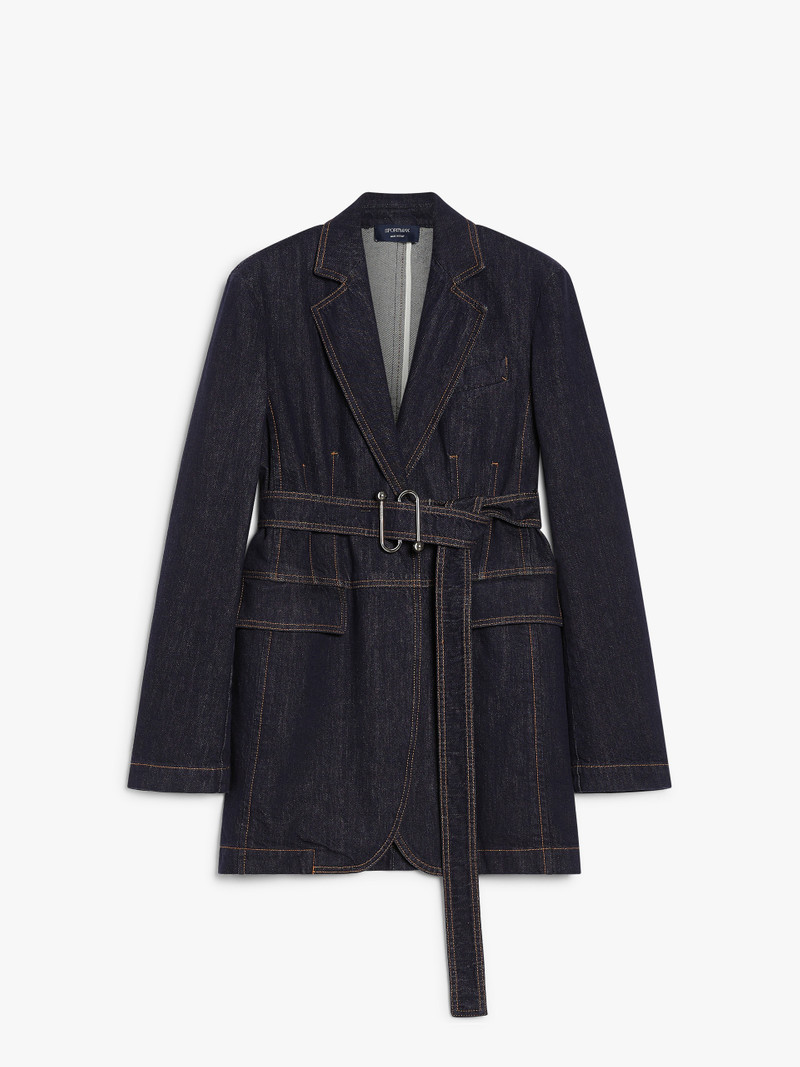 DOMINO Oversized denim blazer 1