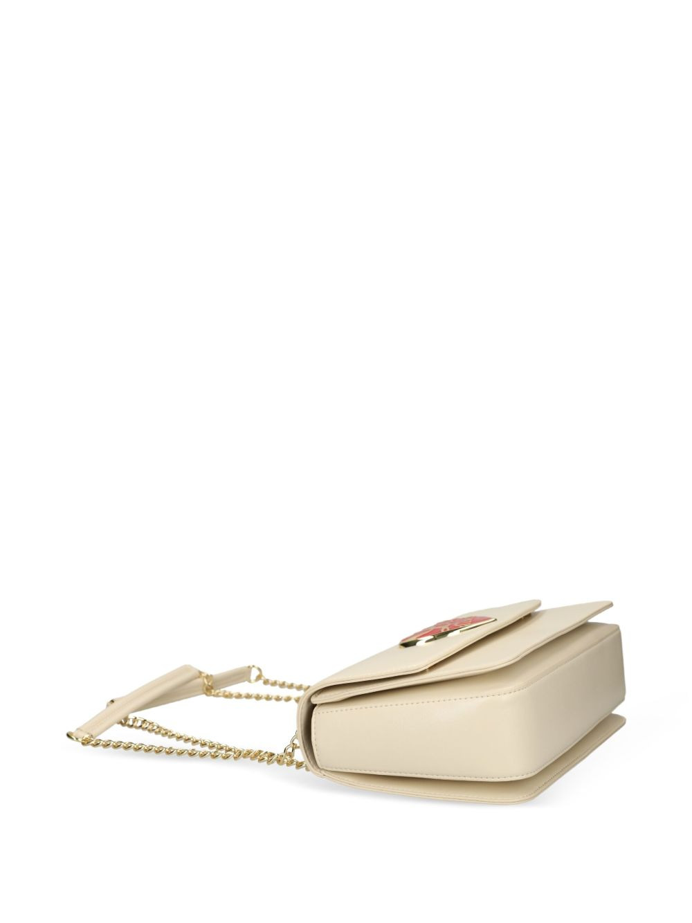 heart-plaque chain shoulder bag - 3