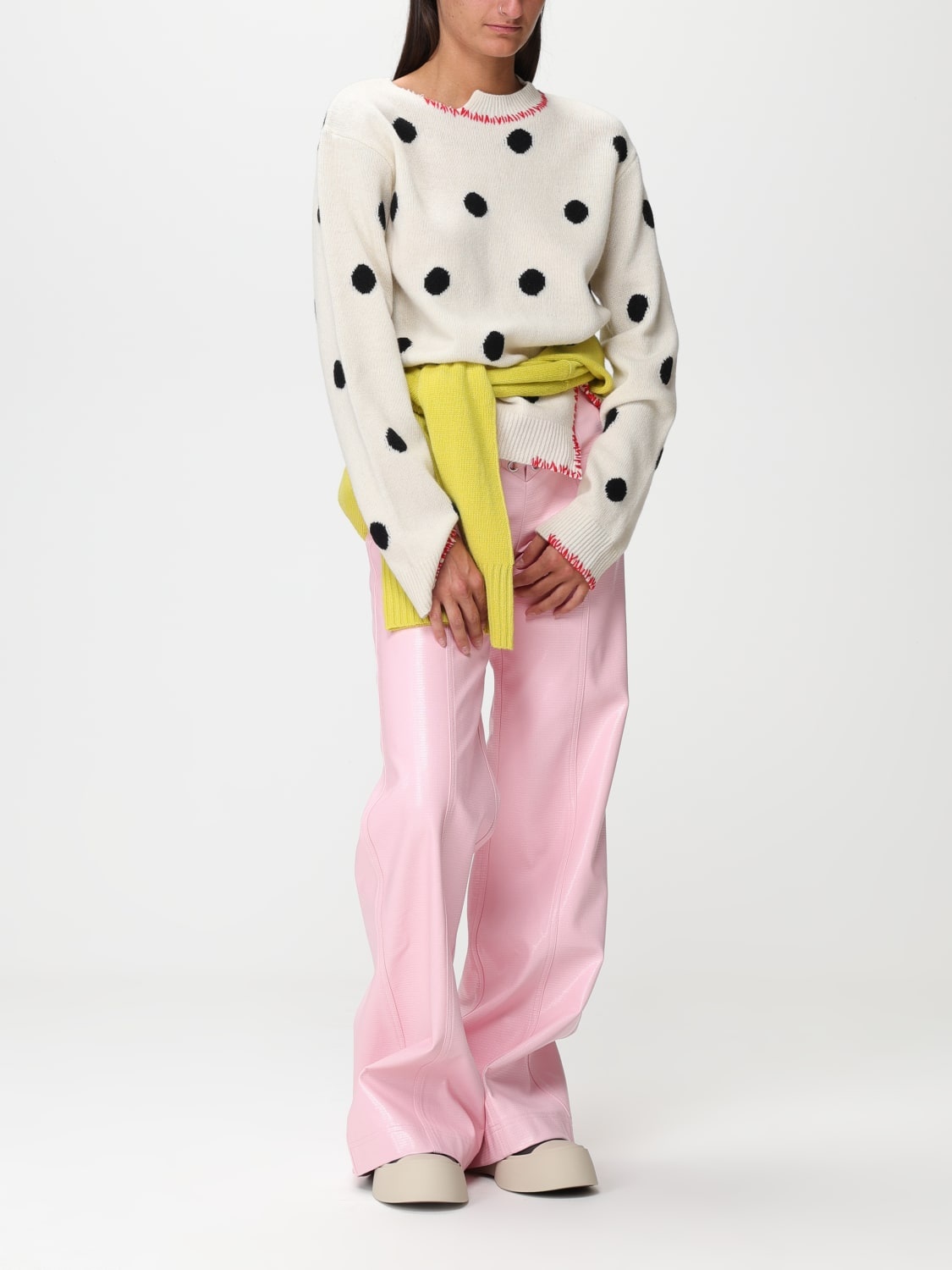 Marni sweater in wool with inlaid polka dots - 2