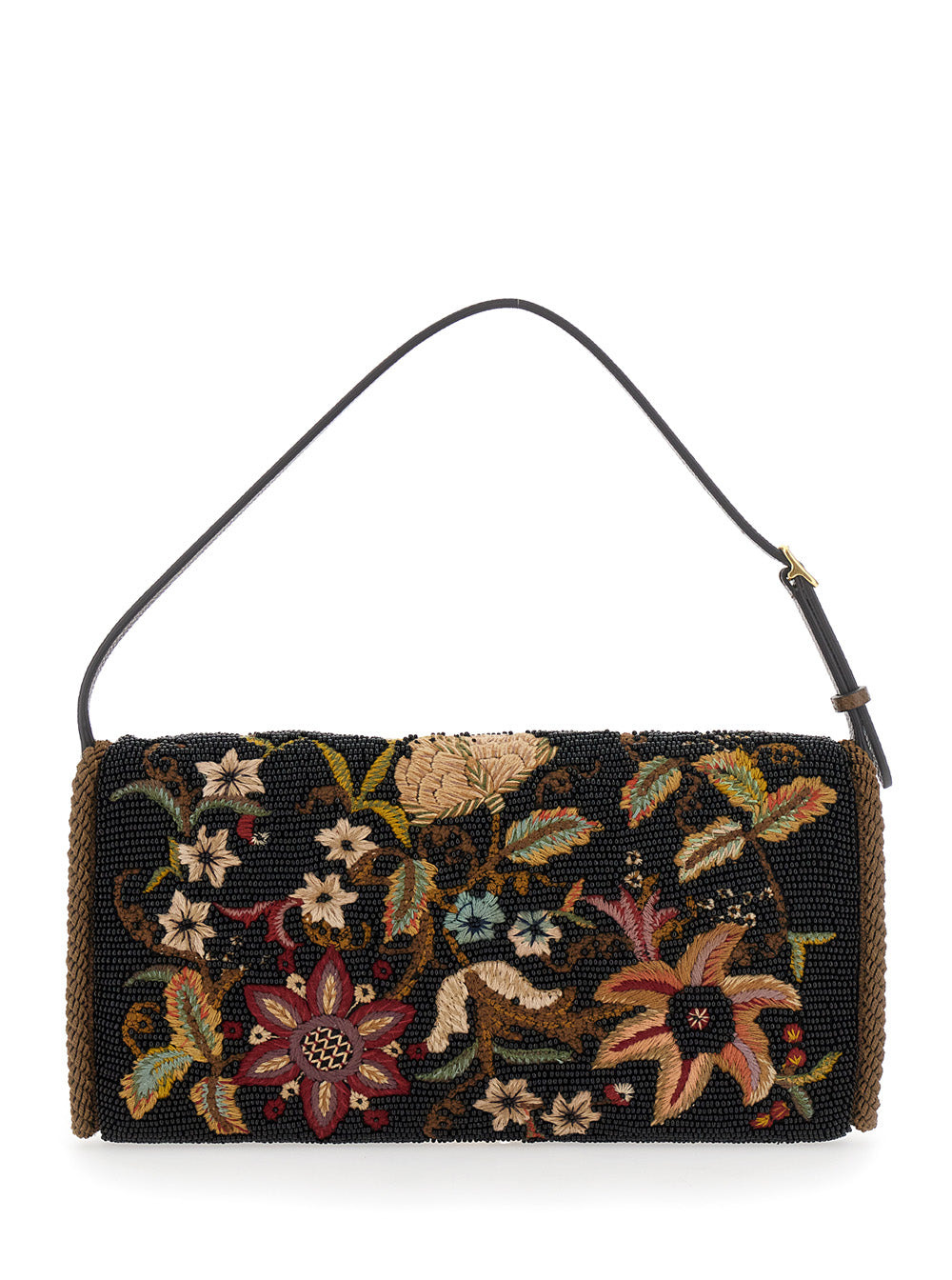 Valentino Garavani Women Clutch | Vain Soft | Ric.Threads - Beads Ramage/Vit.Soft.Grai - 4