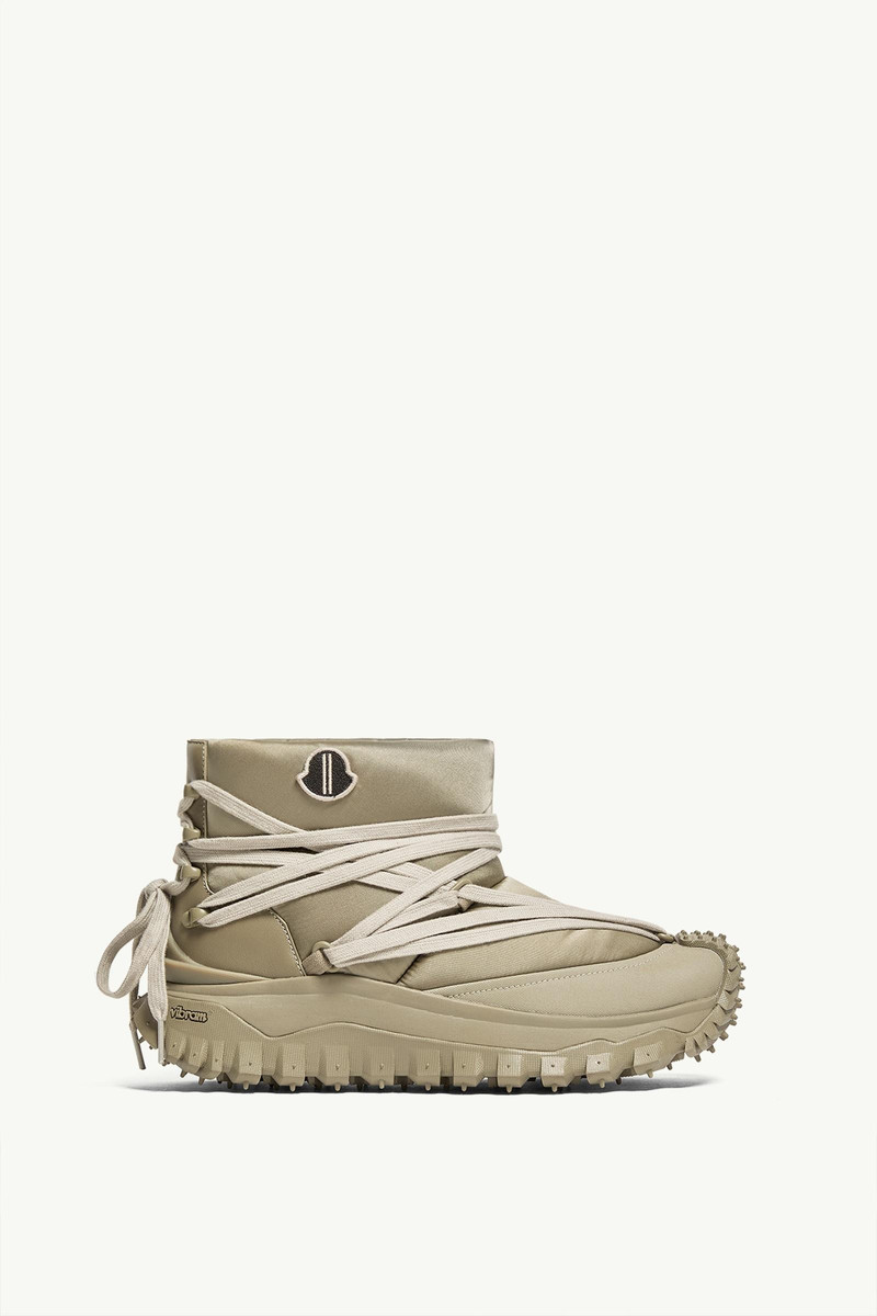Moncler + Rick Owens Trailgrip Megalace Leather Boots 1