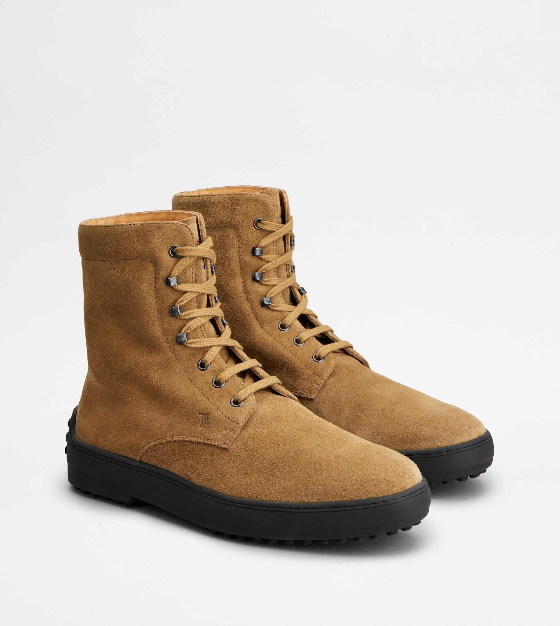 WINTER GOMMINO ANKLE BOOTS IN SUEDE - BROWN - 2