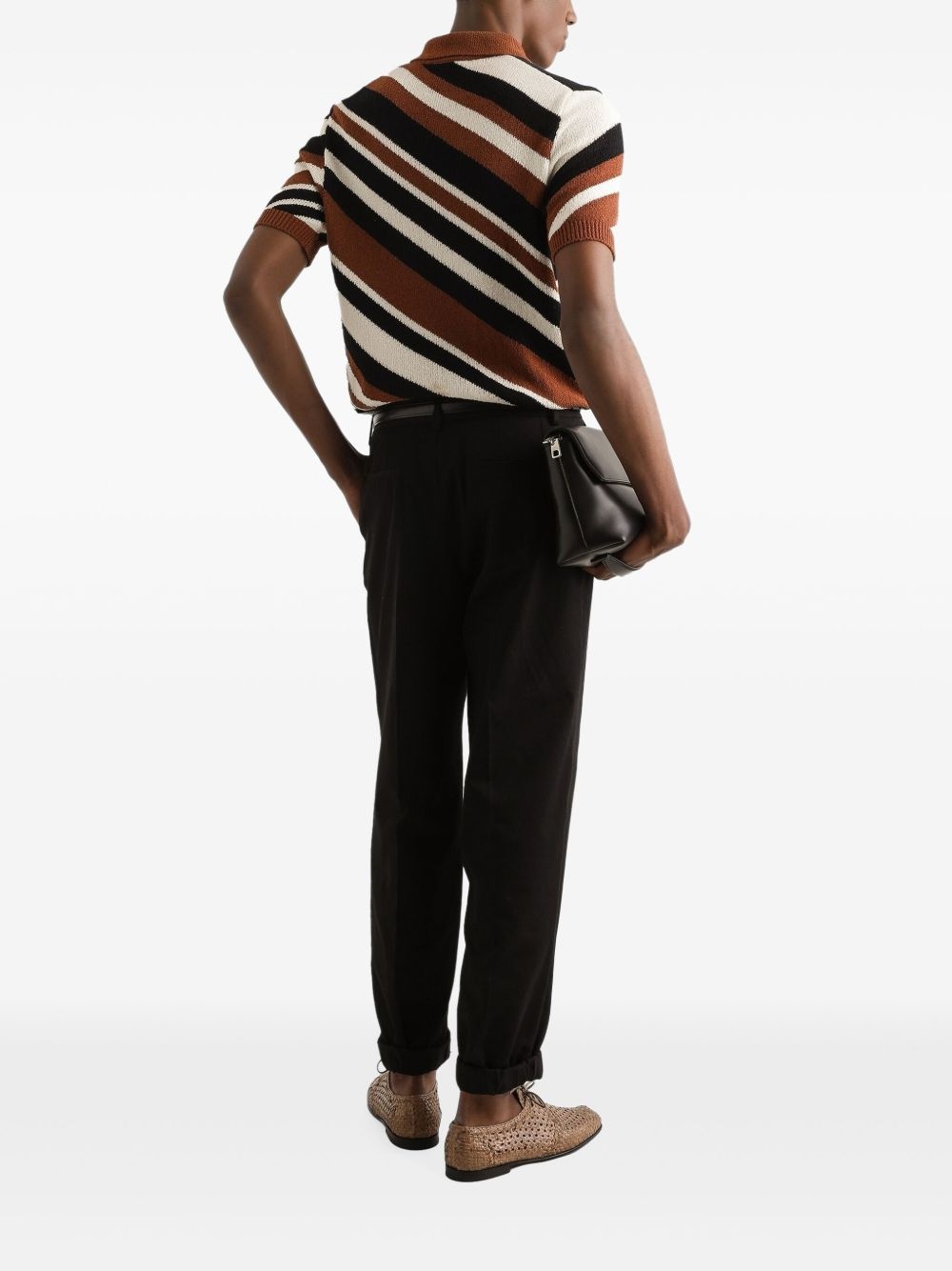 knitted polo shirt - 3