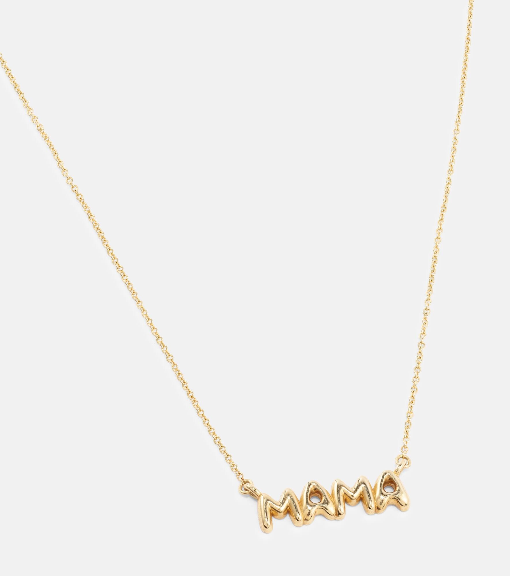Mama 10kt gold necklace - 6