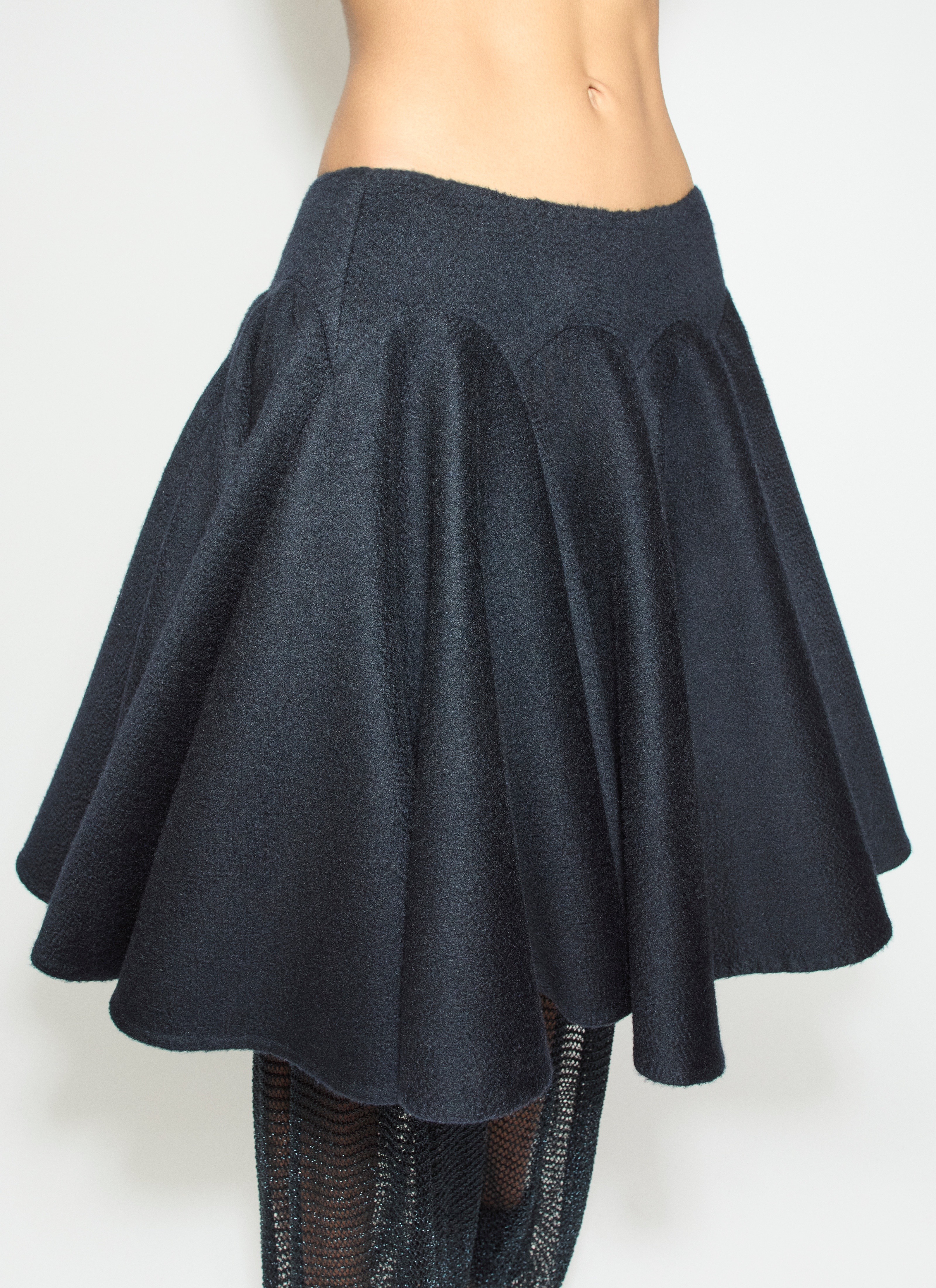 CASHMERE PEPLUM SKIRT - 5