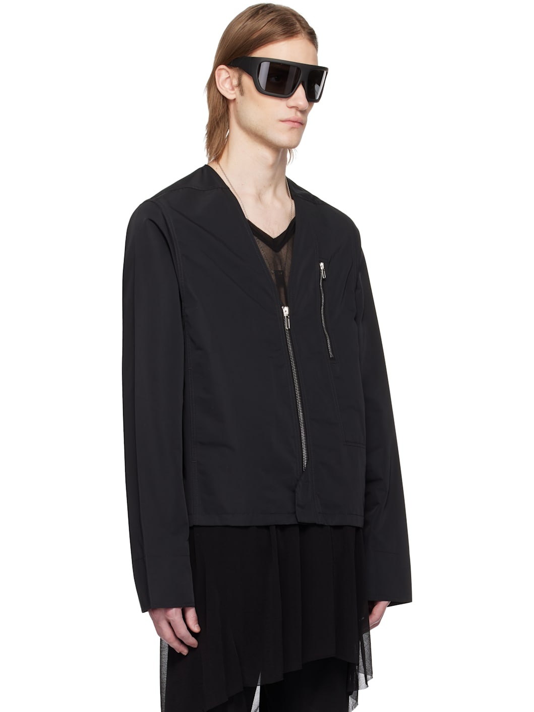 Black Hollywood V Safety Jacket - 2