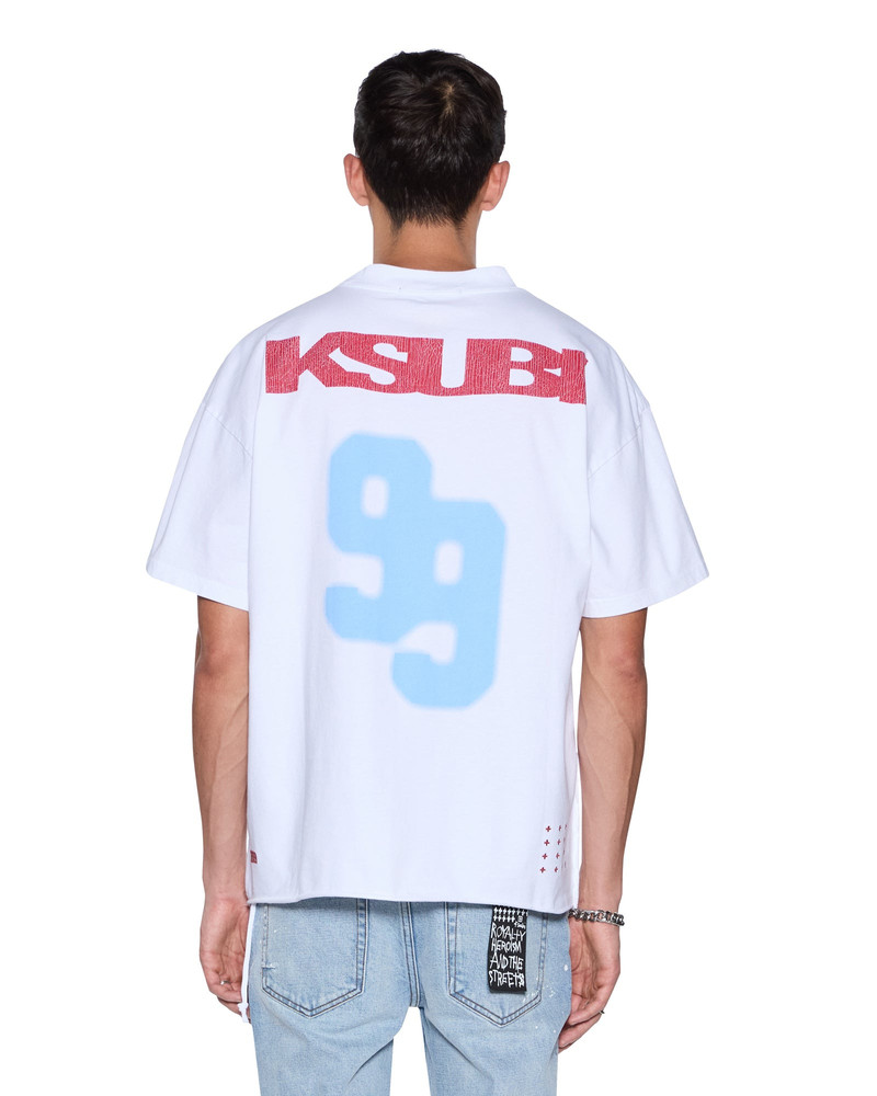Ksubi RUGGED EKCESS SS TEE WHITE/RED outlook